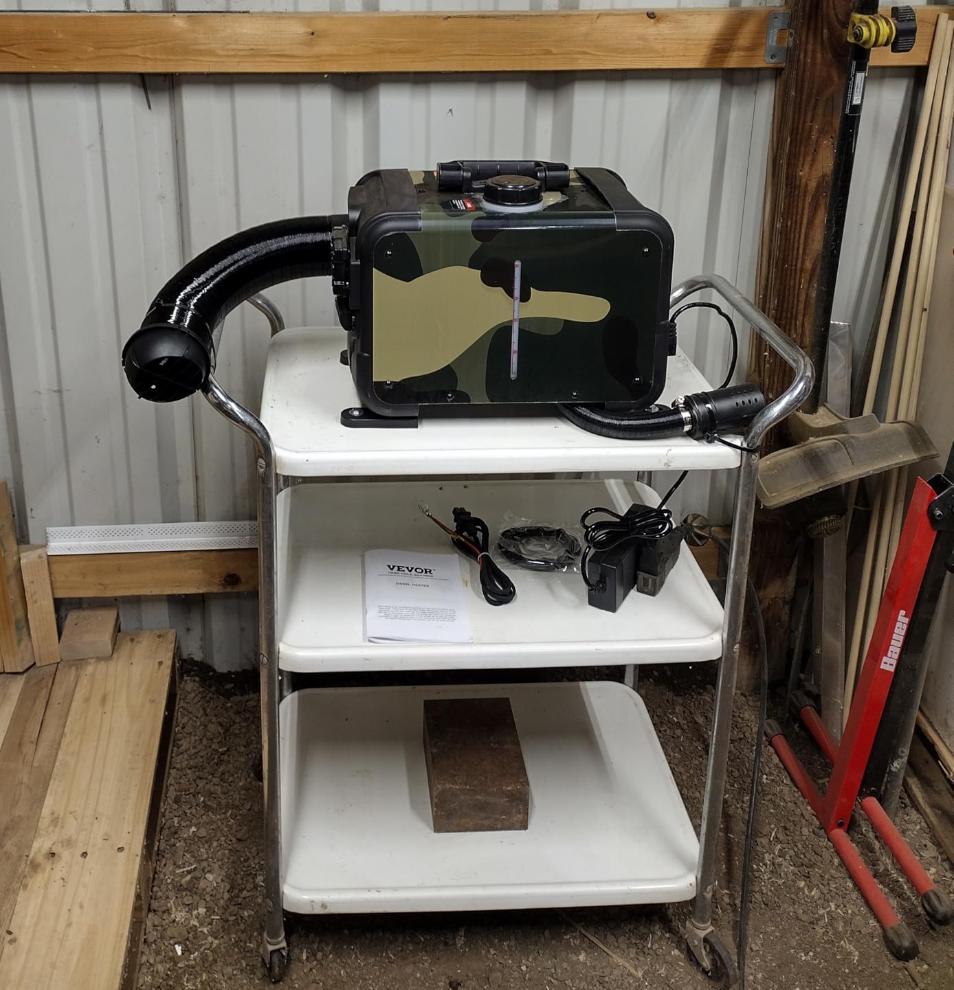 VEVOR 8KW Diesel Heater, 12V/24V All in One Diesel Air Heater, with Bluetooth APP Control, Remote Control and Display Screen, CO Alarm, Fast Heating Portable Diesel Heater for Vehicles and Outdoors customer photo 1