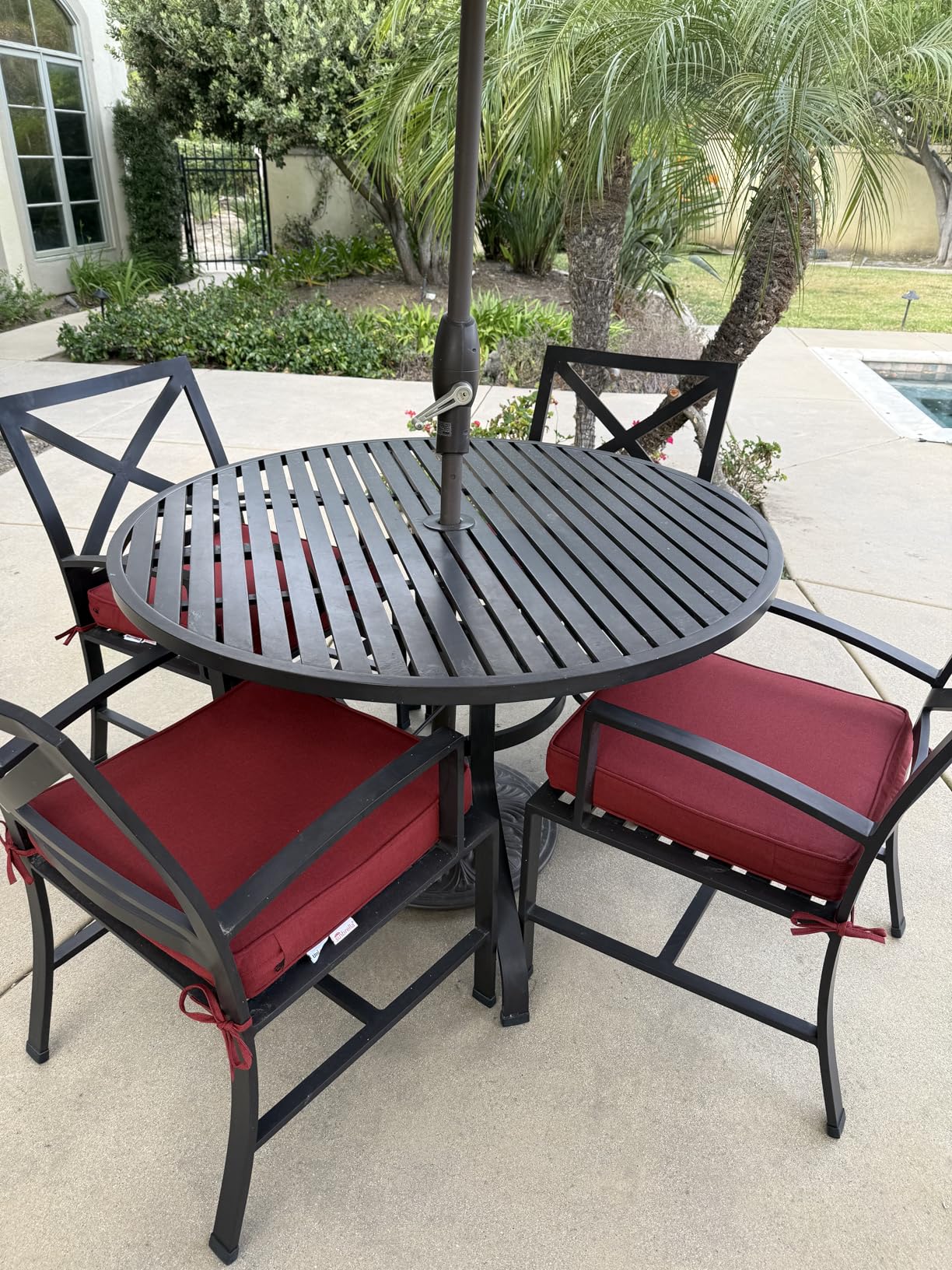 Sunbrella Square Corner Seat Cushions, 19