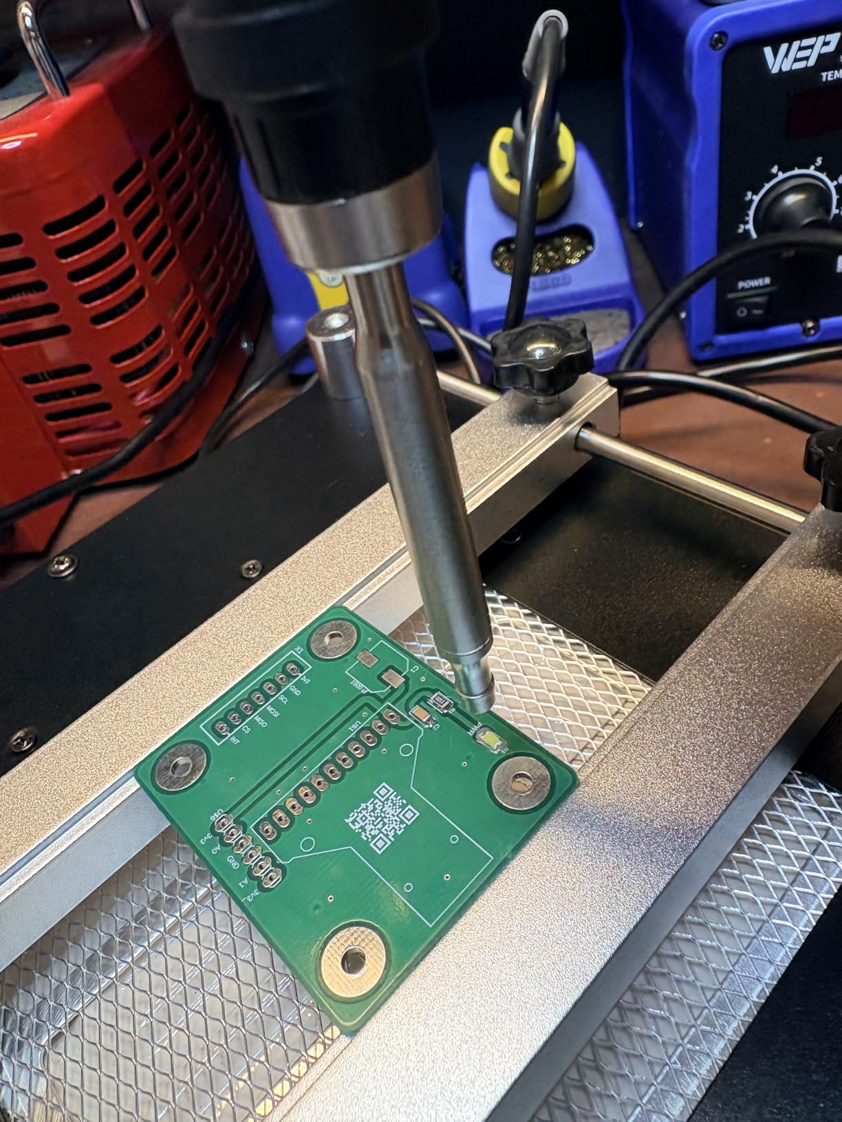 853A Soldering Hot Plate, 110V 450W Heating Plate for SMD BGA Rework Station, 50-400C Infrared Preheating Oven Hot Plate for IR PCB Circuit Board Welding Soldering Repair customer photo 2