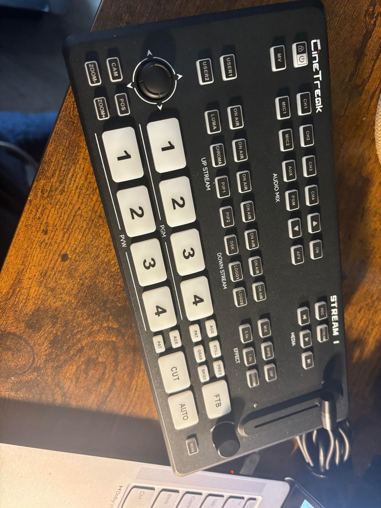 CINETREAK Stream 1 Live Streaming Switcher 4 HDMI & AUX Inputs, PTZ Control Dual RTMP Streaming Chroma/Luma Key Recording & Playback and Landscape & Portrait Livestreaming (NDI Updatable) customer photo 1