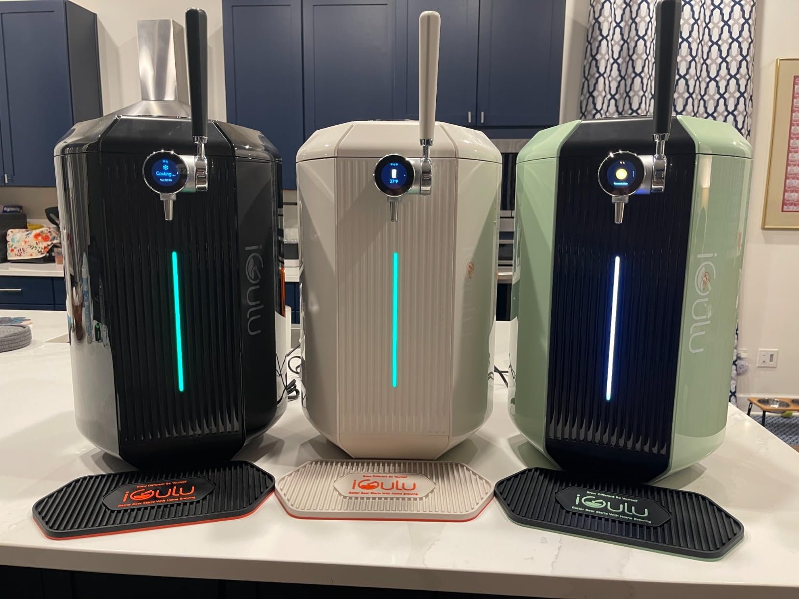 iGulu F1 Automated Home Brewer, Fermentech Control™ 3.8L - 35°F-104°F Temp, 24 psi Pressure, Crafts Beer, Kombucha, Cider, Wine, Smart System for Beginners & Experts (Creamy White) customer photo 2