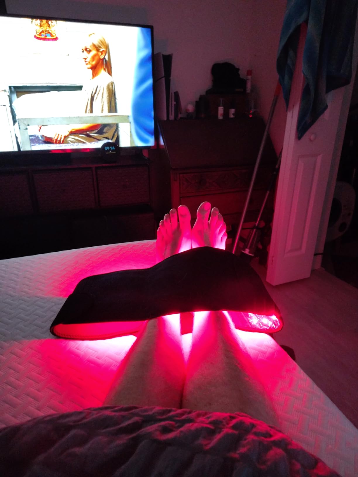 RAYOCON Red Light Heating Belt Wrap - 660nm & 850nm LED for Back & Waist customer photo 1