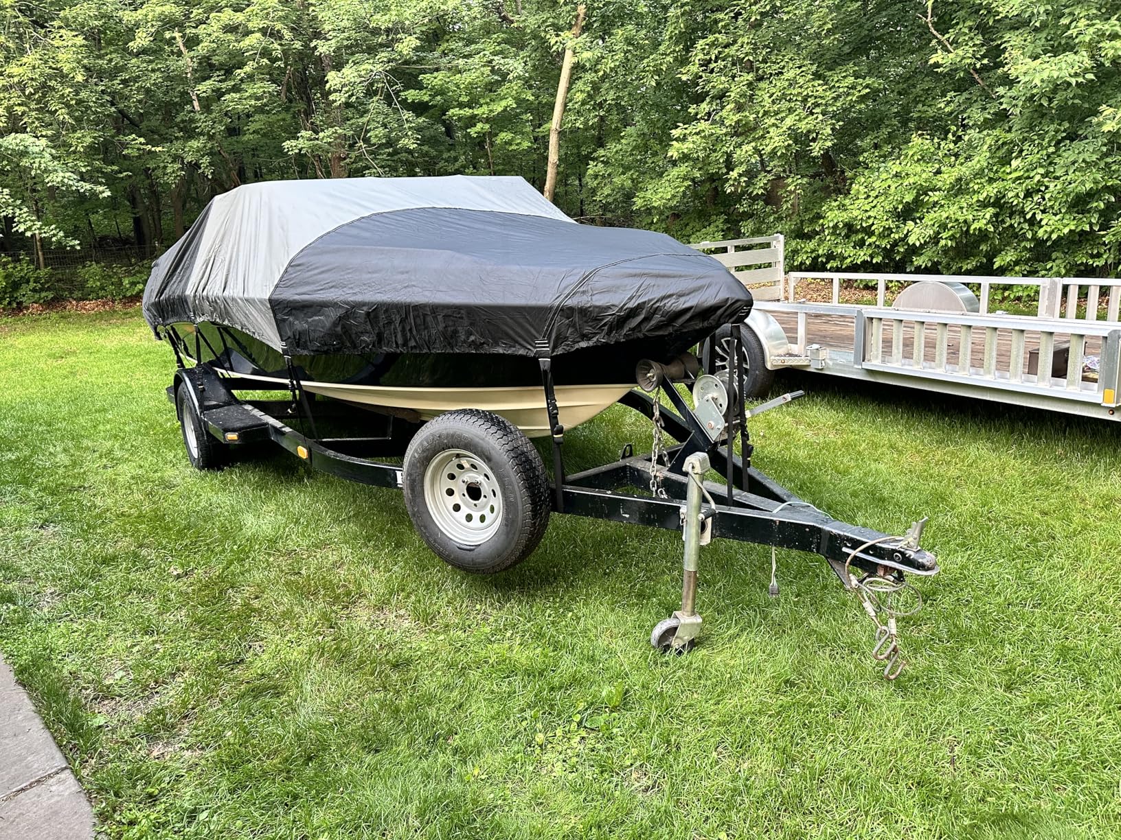 1600D + 1200D Boat Cover with 2