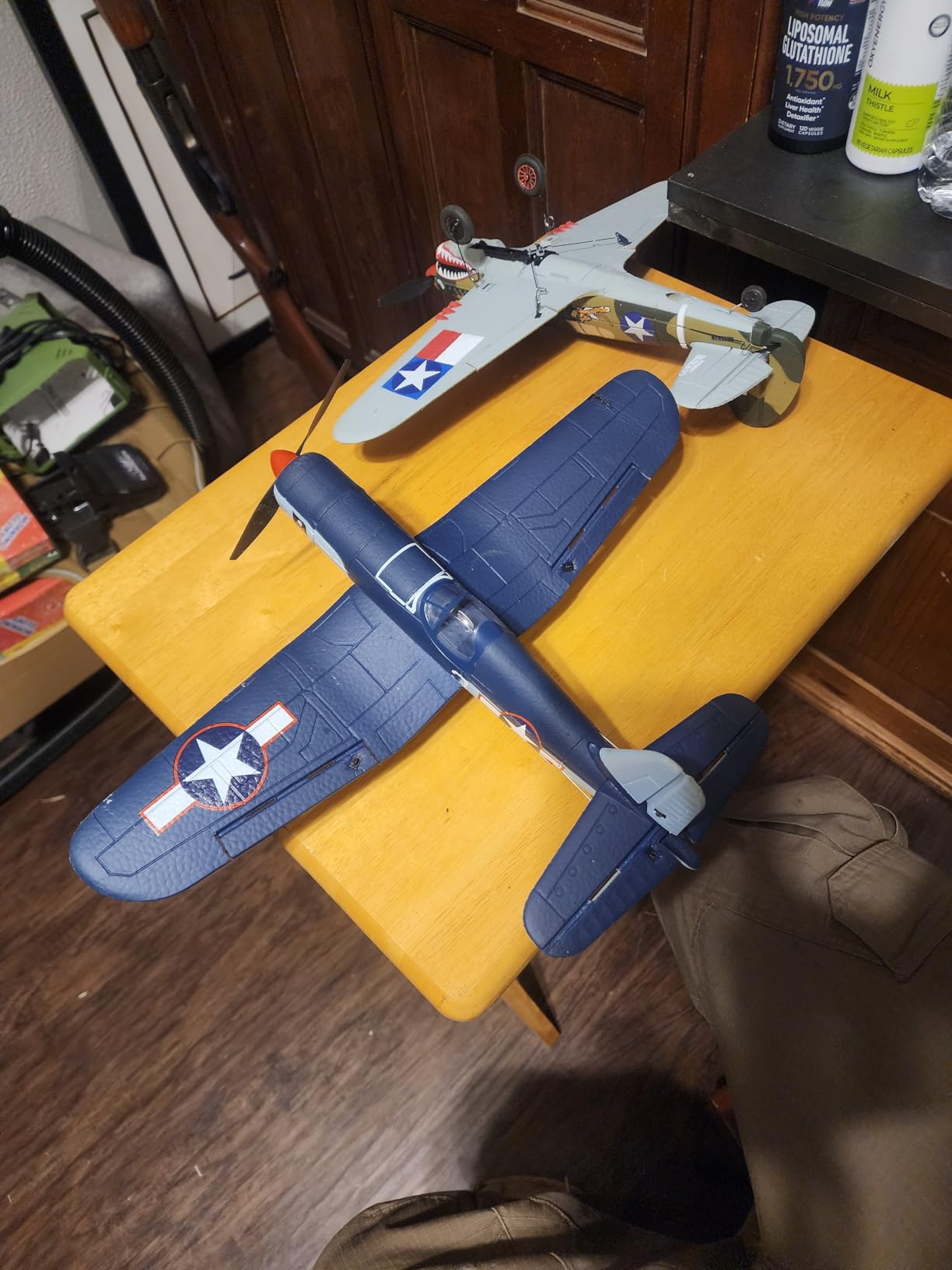 volantexrc RC Plane 4 Channel P40 Fighter with Aileron, 6-Axis Gyro, Aerobatics customer photo 1