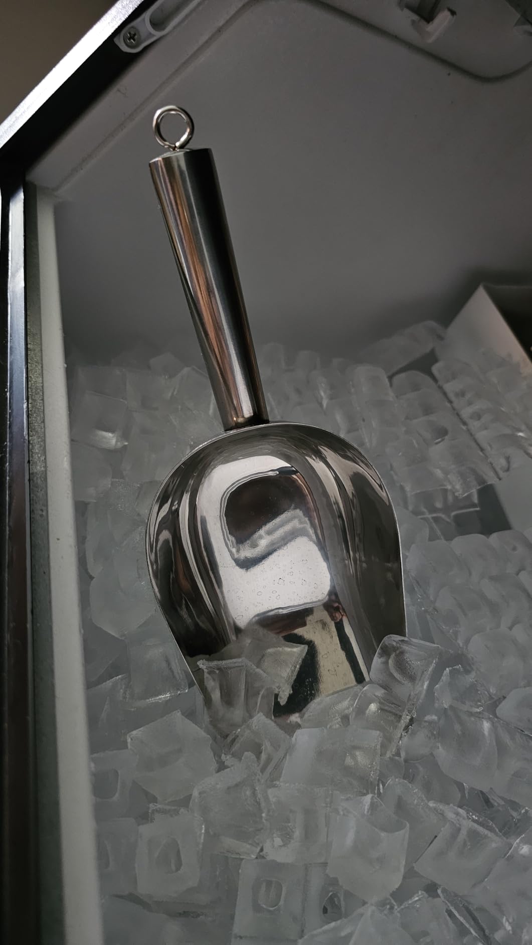 Ice Maker Commercial Ice Machine Large Capacity Stainless Steel 500 Lbs/24H Industrial Ice Machine, 350 Lbs Storage Commercial Ice Machines Free Standing, Cubes Ice Makers Commercial customer photo 2