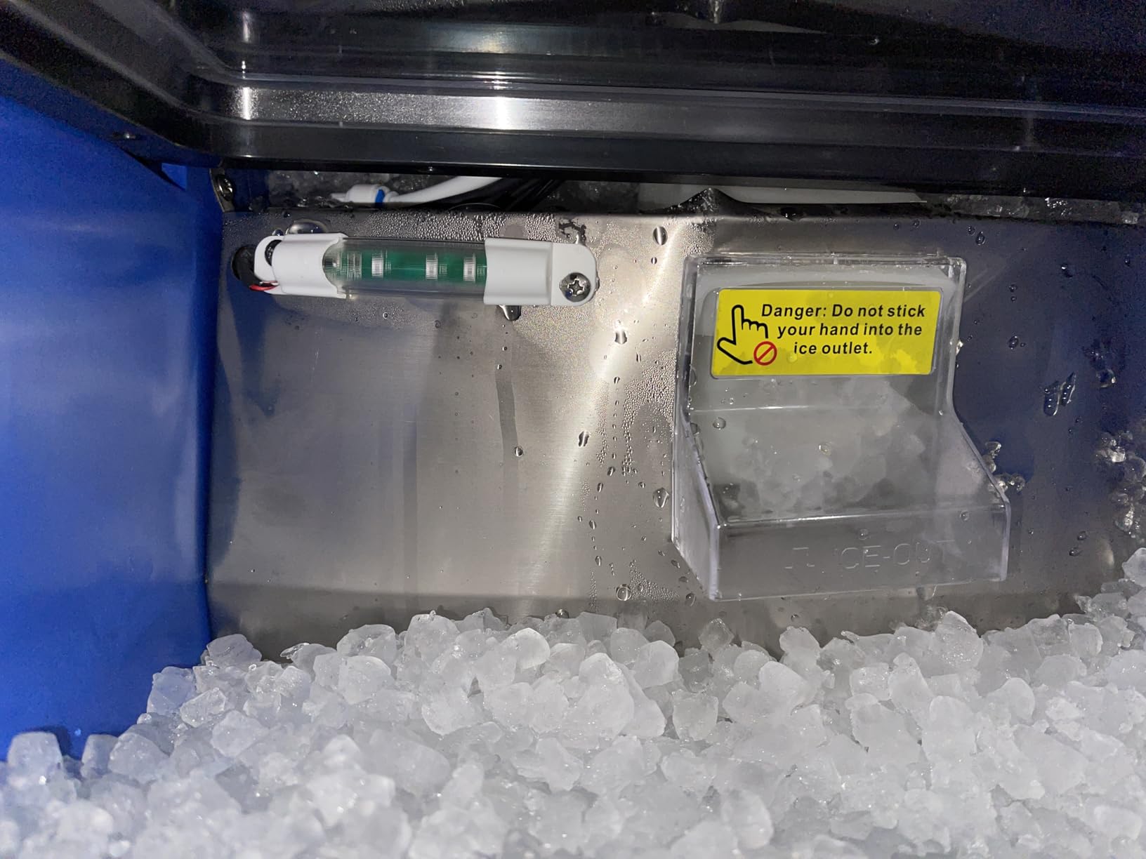 Nugget Ice Maker, 80 LBS/Day with 15 LBS Storage Bin, Freestanding Undercounter Ice Maker Machine Stainless Steel, Soft Chewable Pellet Ice Machine for Home Bar Kitchen Office, Self-Cleaning customer photo 2