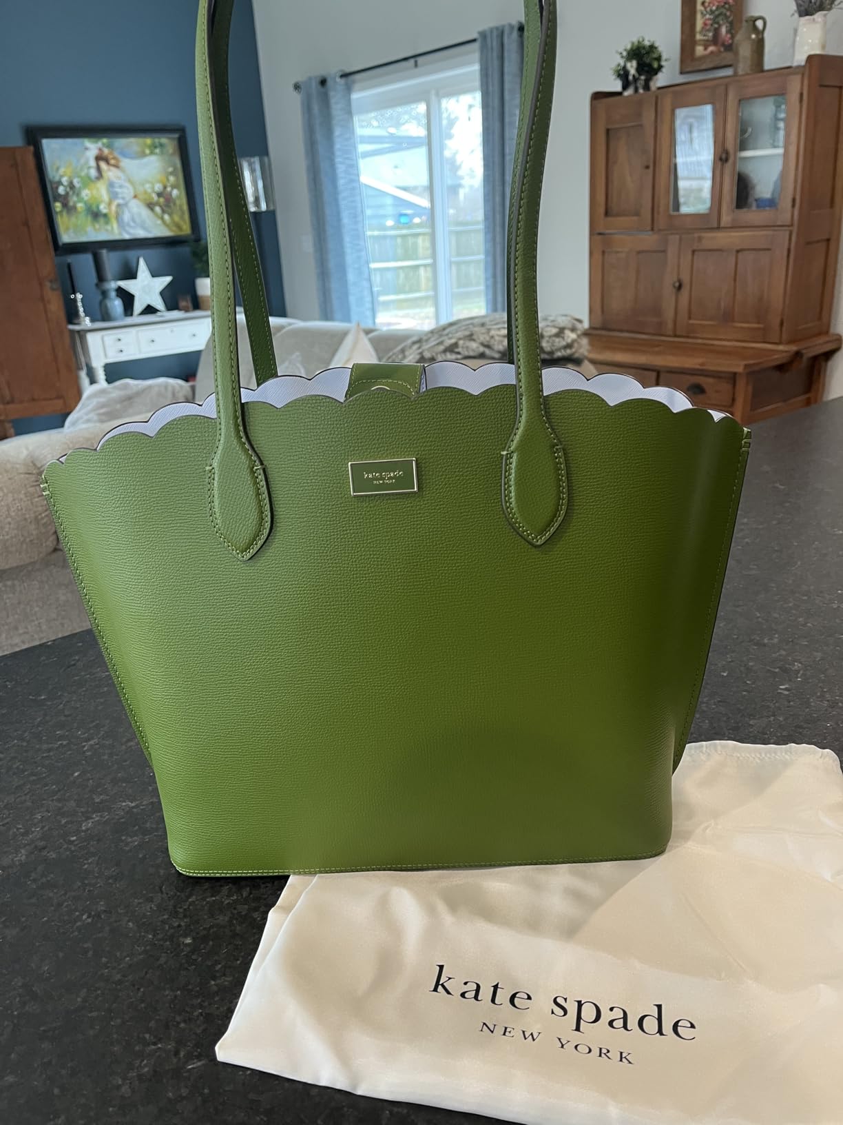 Kate Spade Suite Crossgrain Leather Large Open Tote Bag customer photo 1