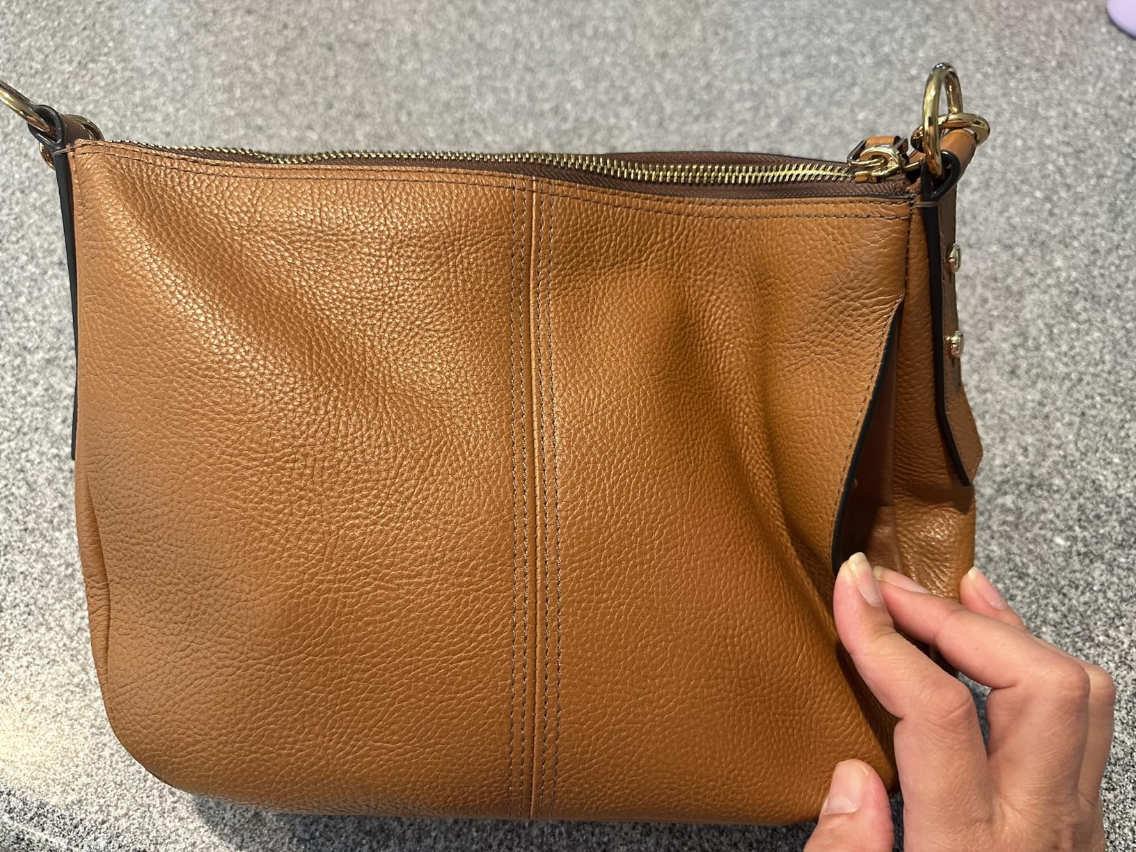 Fossil Women's Jolie Leather Crossbody Purse Handbag customer photo 2