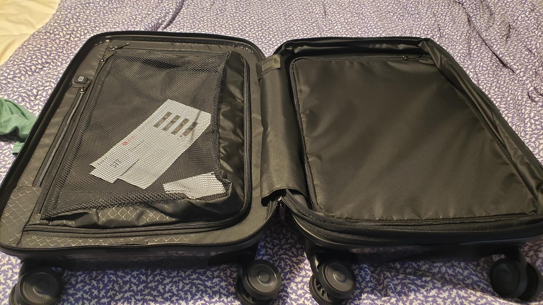 Samsonite Proxis Global Carry-On Hardside Luggage with Dual Spinner Wheels, Petrol Blue customer photo 2