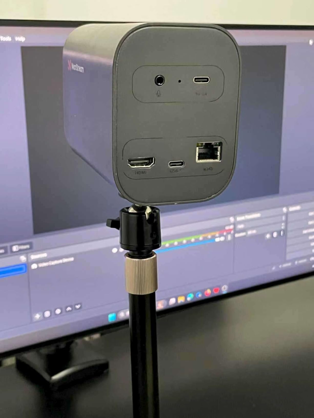 NearStream VM20 4K USB Streaming Camera with 40X Hybrid Zoom/8 Noise-Canceling Mics/Remote Control, HDMI/USB/RJ45 Output, Multi-Cam Ready, for Education, Conference, Worship & Live Event, OBS/Zoom, Black customer photo 1