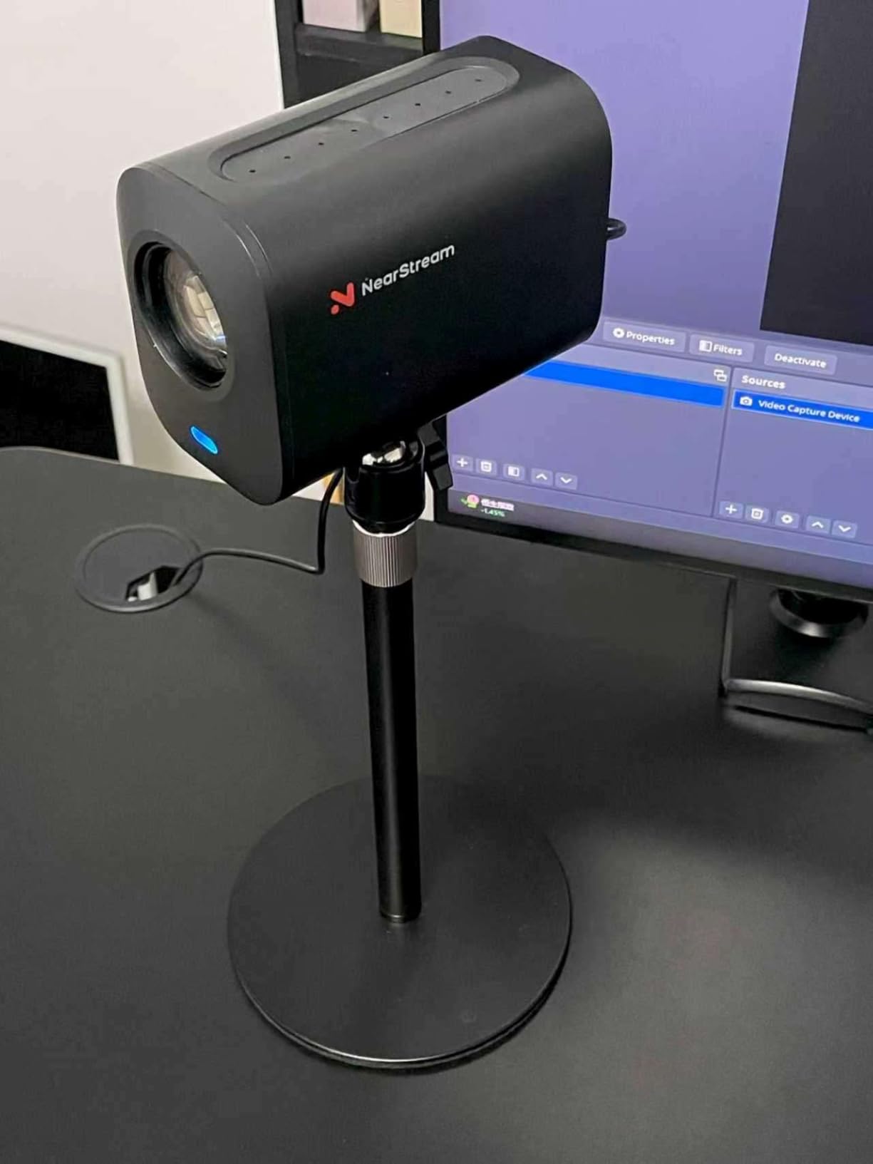 NearStream VM20 4K USB Streaming Camera with 40X Hybrid Zoom/8 Noise-Canceling Mics/Remote Control, HDMI/USB/RJ45 Output, Multi-Cam Ready, for Education, Conference, Worship & Live Event, OBS/Zoom, Black customer photo 2
