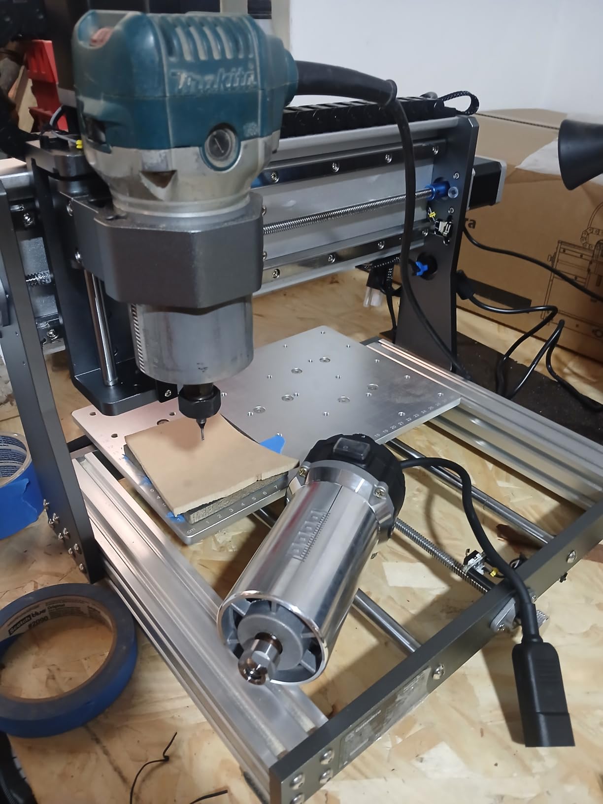 SainSmart Genmitsu 3020-PRO Ultra CNC Router Machine, All-Metal Engraver, Upgraded 710W Spindle for Metal, Wood, Acrylic, PCB, MDF, 60mm Stepper Motor, Work Area 11.8