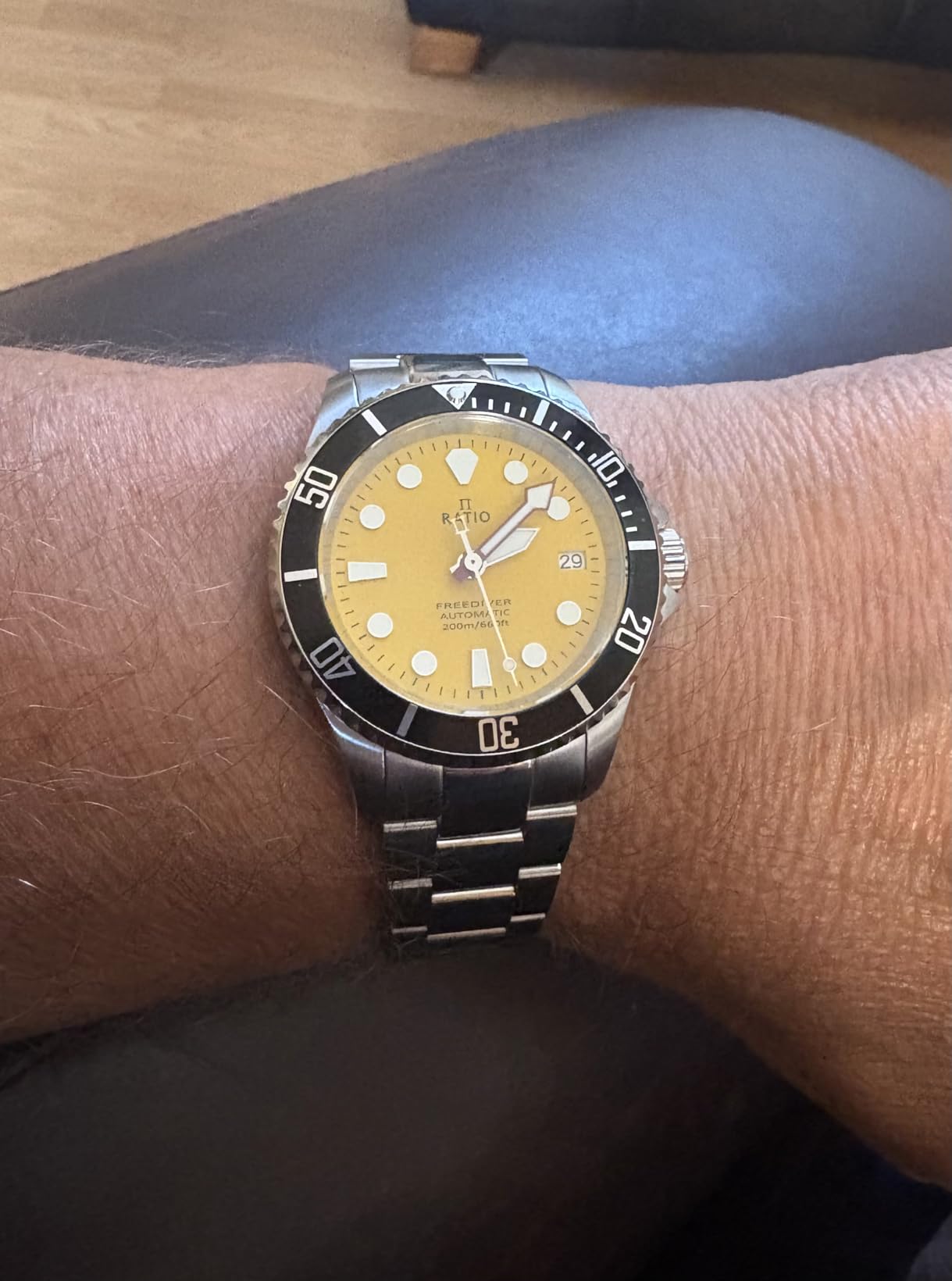 RATIO FreeDiver Sapphire Crystal Diver Watch Japanese Automatic Movement Dive Watch 200m Water Resistant customer photo 1