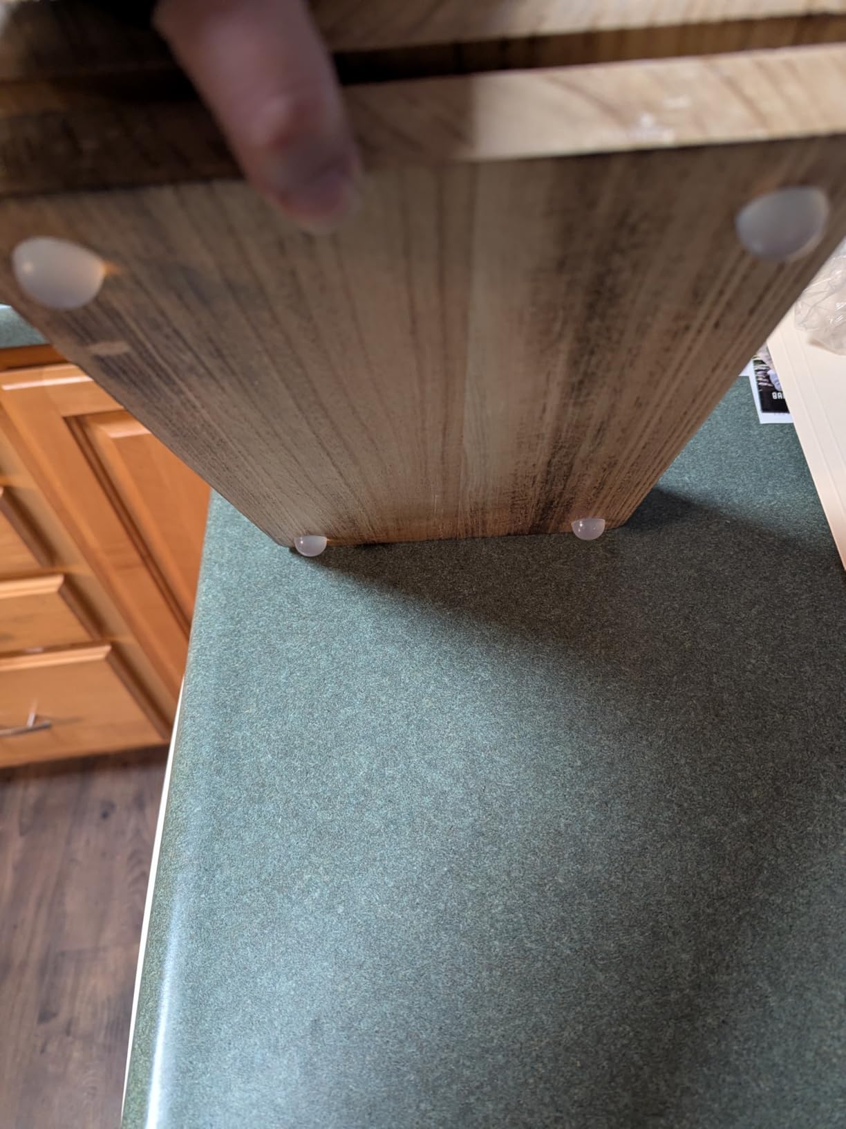 Wooden Book Press - 13''x7.9'' Book Press with Non-Slip Round Foot Pads, Ideal for Bookbinding Press, Paper Press, Bookbinding Machine and DIY Projects customer photo 1