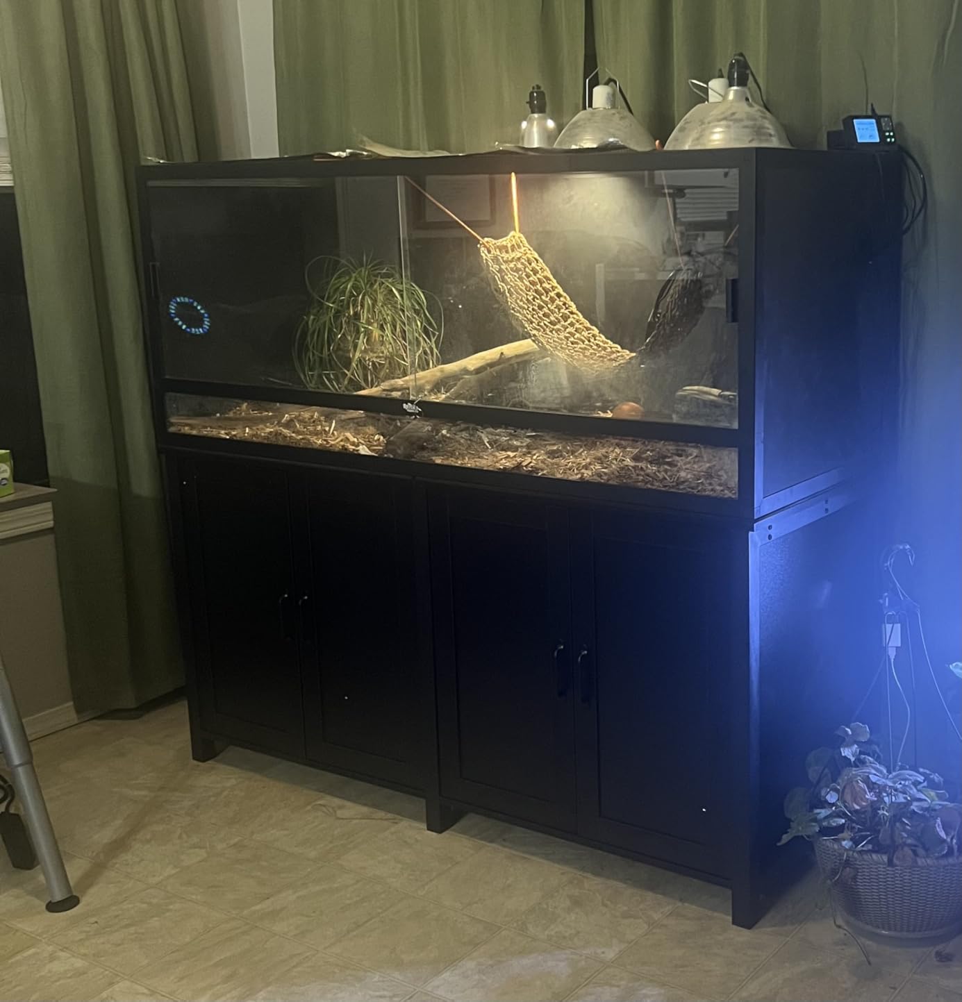 GDLF 180-200 Gallon Large Fish Tank Stand, Aquarium Stand with 72