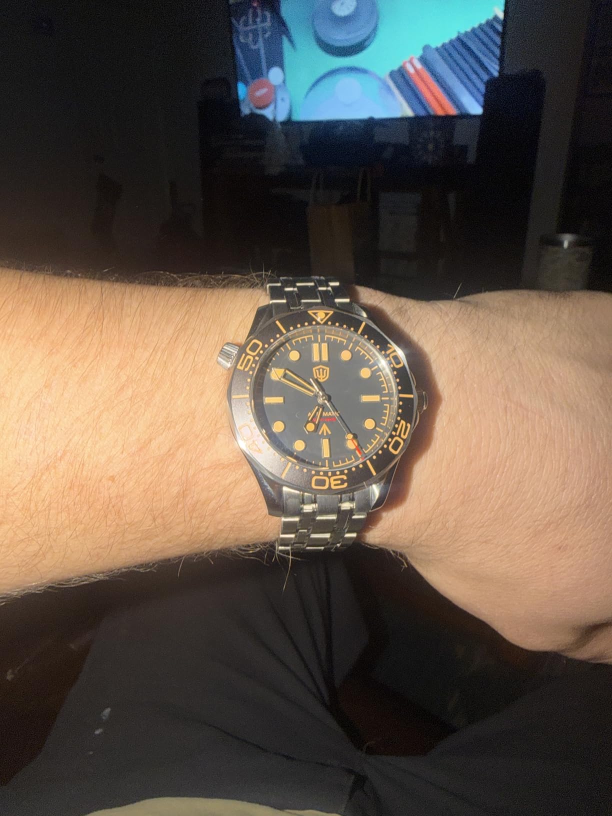 Watchdives WD007 Sea Ghost NTTD Dive Watch for Men, 39/42 mm Domed Sapphire Crystal Titanium customer photo 1