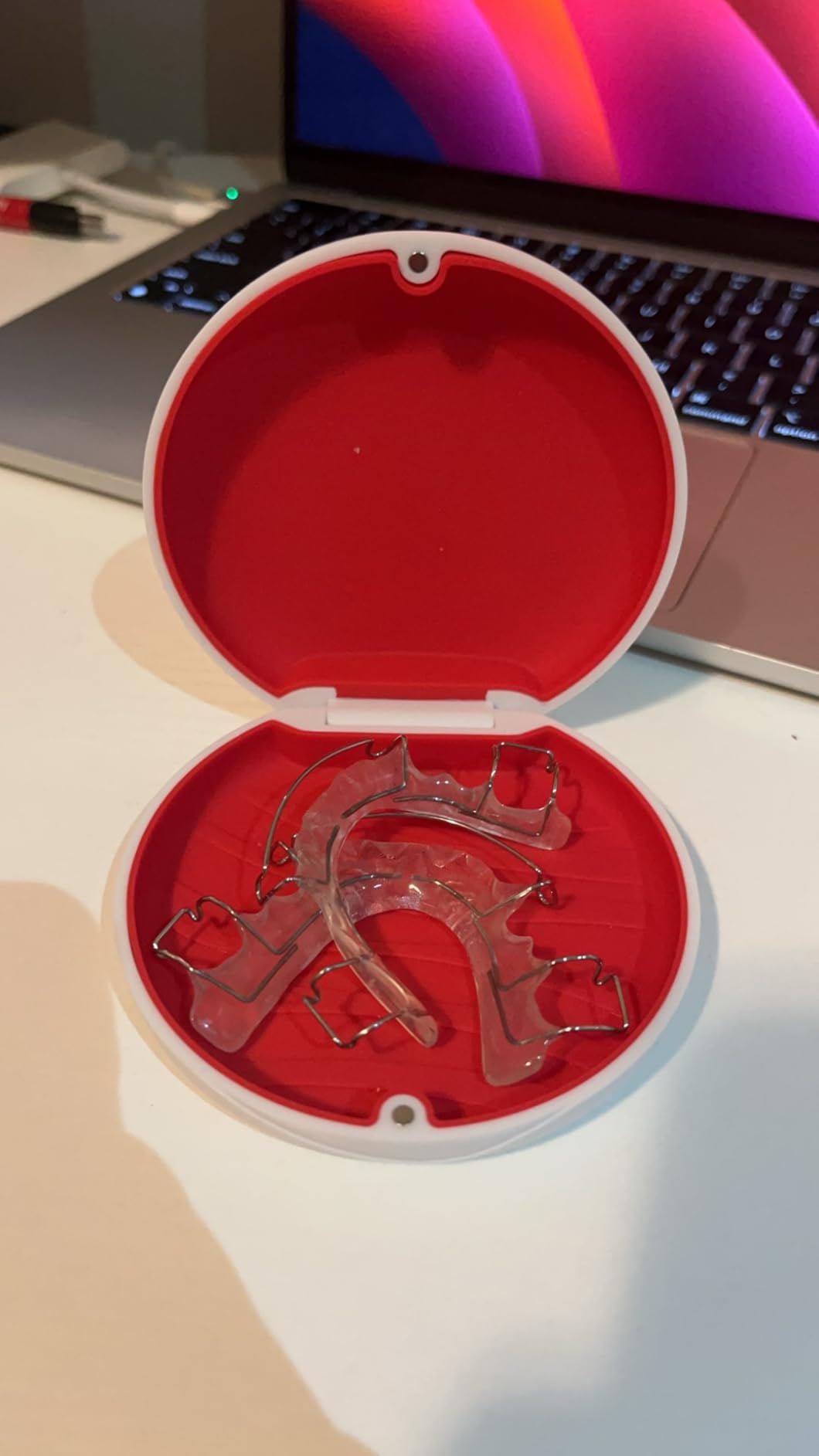 2 Custom Hawley Retainers for Teeth Retention - Comfortable & Durable Upper & Lower Retainers, Personalized Fit customer photo 2