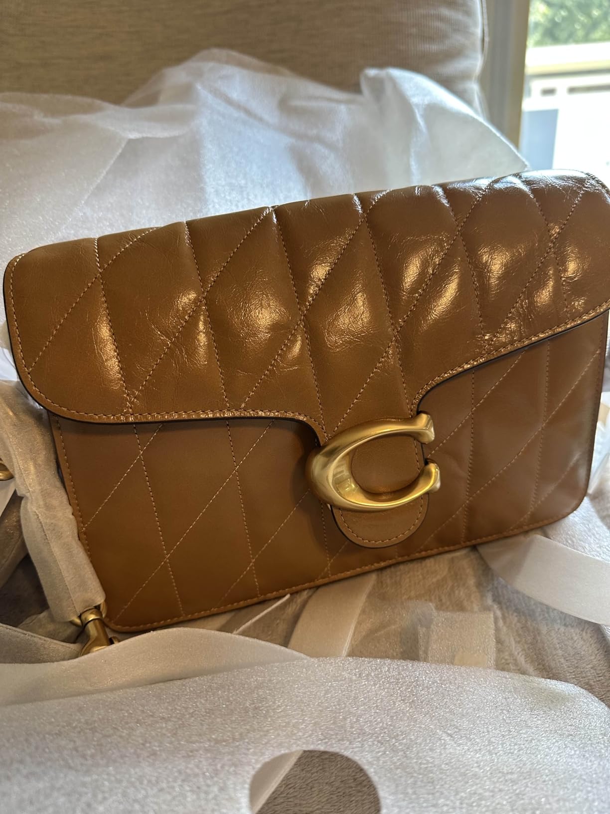 Coach Quilted Chain Tabby Shoulder Bag customer photo 2