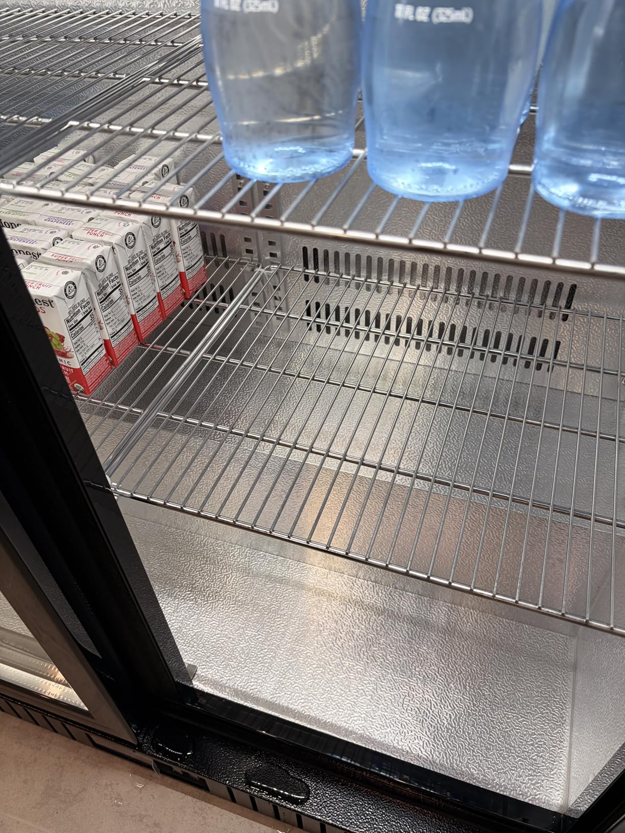 BODEGACOOLER Back Bar Cooler with 2 Glass Doors,7.7 Cu.ft Commercial Back Bar Beverage Refrigerator Counter Height,LED Lighting for Soda Drinks,Beer,Wine Stainless Steel Top,DOE Approved,4 Casters customer photo 2