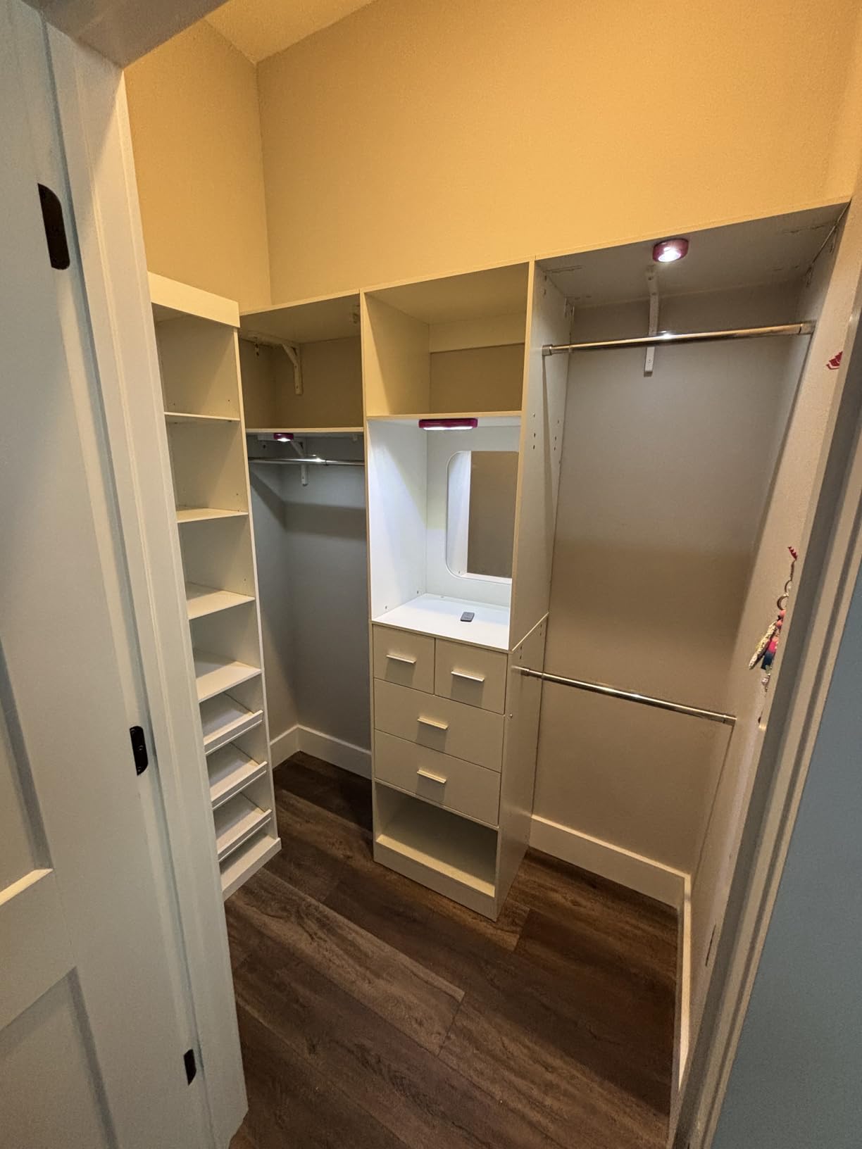 Unikito 8FT Closet System with 4 Drawers, 96