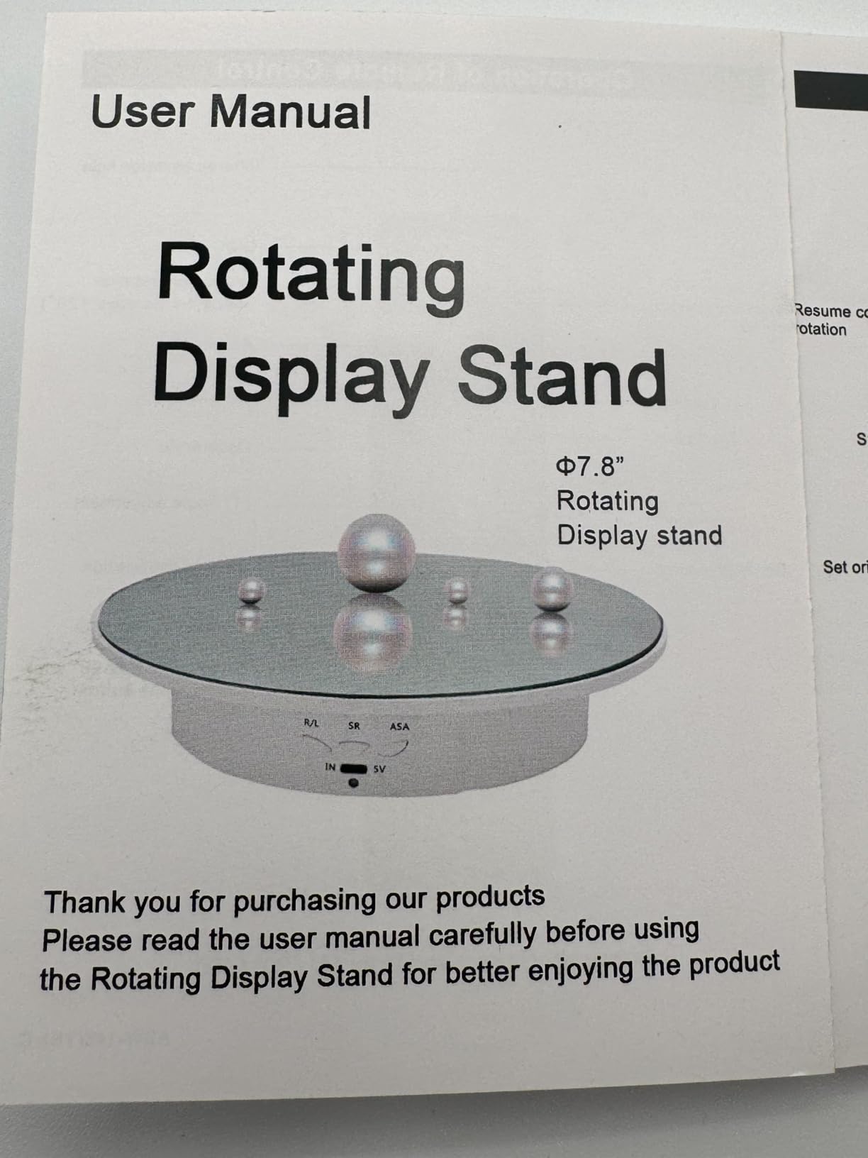 JAYEGT Motorized Rotating Display Stand, 7.87inch /17.6lbs Load, 360 Degree Electric Rotating Turntable with Remote Control customer photo 2