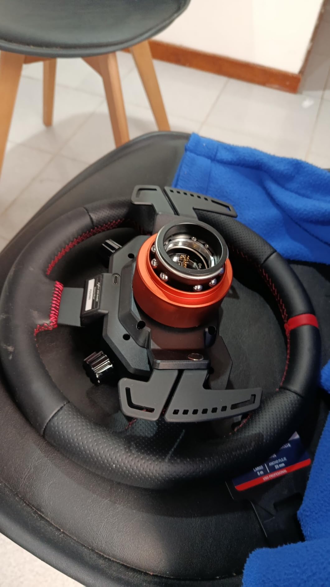 PXN VD4 Bundle, PC Steering Wheel and Pedals - 4 Nm Direct Drive Servo Motor Base, W AS Racing Wheel, Hall Effect 2-Pedal Set, and Table Clamp - Professional Sim Racing Setup for Windows PC (7-11) customer photo 1