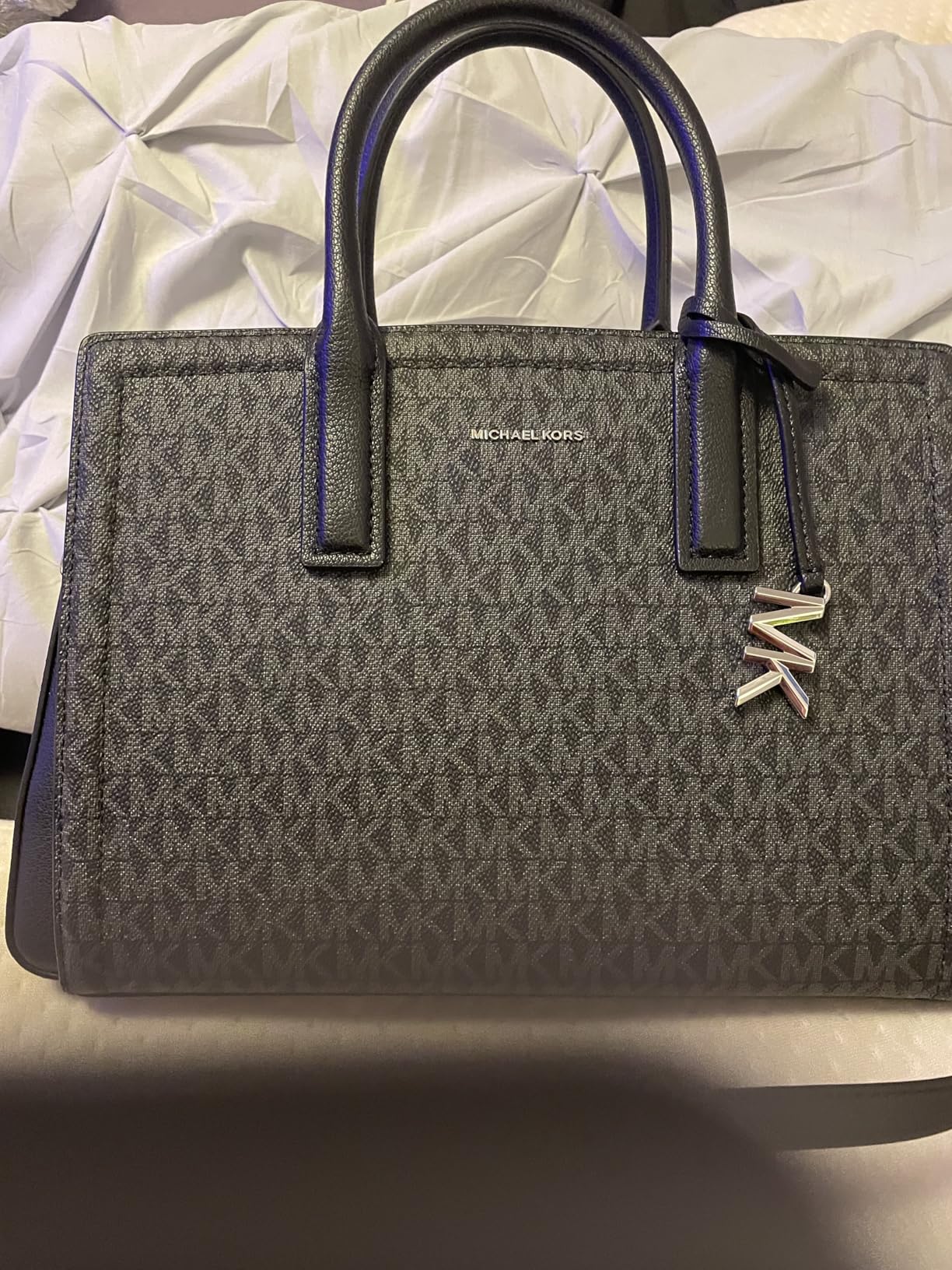 Michael Kors Women's Laila Medium Satchel customer photo 1