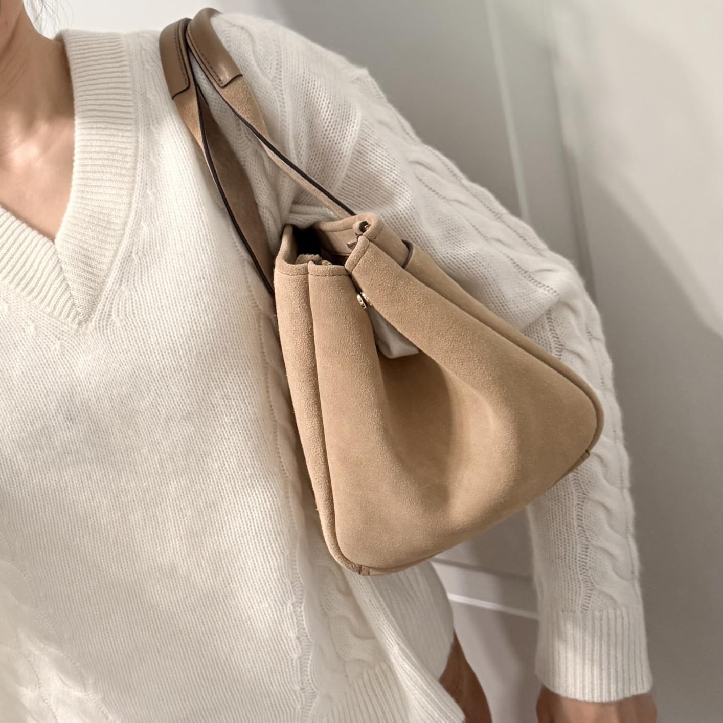 Michael Kors Women's Romee Small Satchel customer photo 2