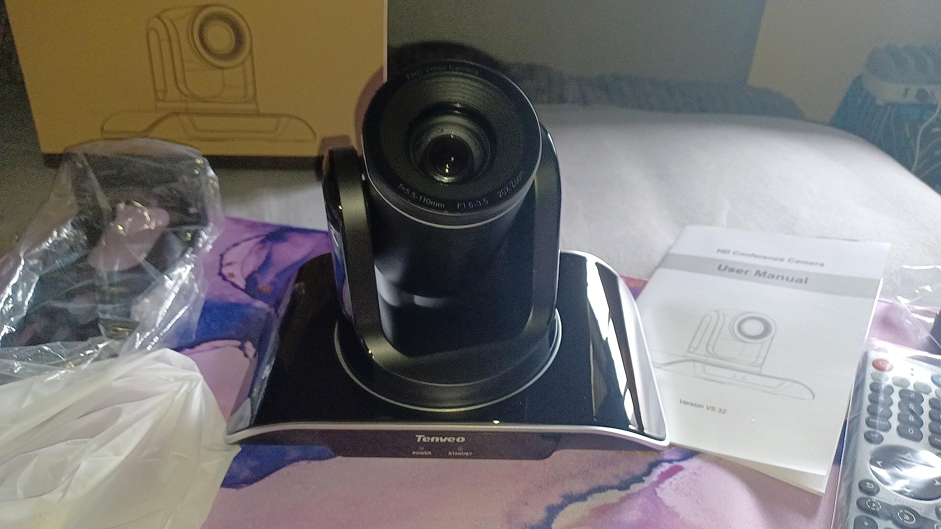 Tenveo NDI PTZ Camera AI Humanoid & Face Auto-Tracking, HDMI/LAN/USB3.0 PoE PTZ Camera 20X Optical Zoom IP Live Streaming, FHD 1080P 60FPS customer photo 2