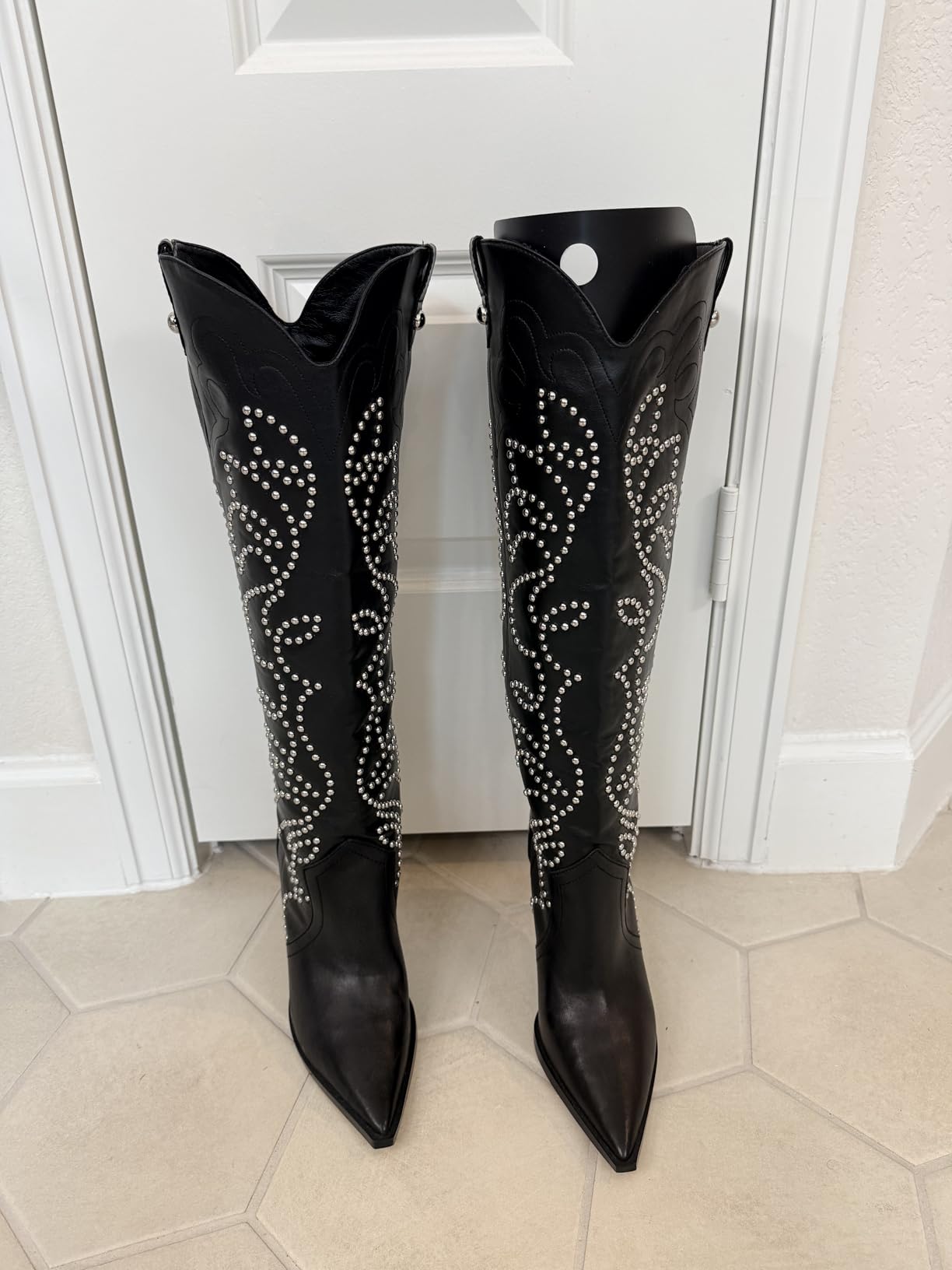 Boot Shapers, Boot Shaper Inserts for Women and Men to Keep Shape, Black Tall Boot Shapers Insert Boot Fillers customer photo 1