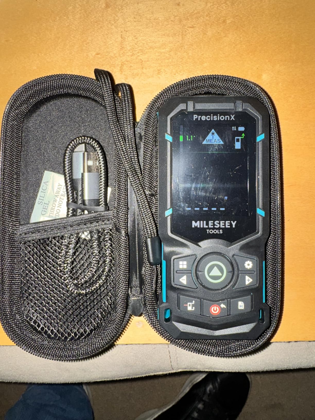 MILESEEY S50 Green-Beam Laser Distance Measure - 400ft with P2P customer photo 1
