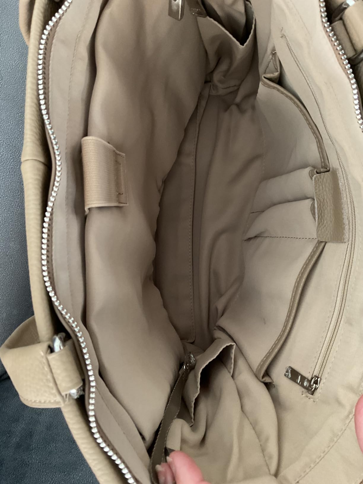 befen Genuine Leather Work Laptop Tote Bag for Women Ladies Totes Shoulder Purses Satchel Handbag with 15