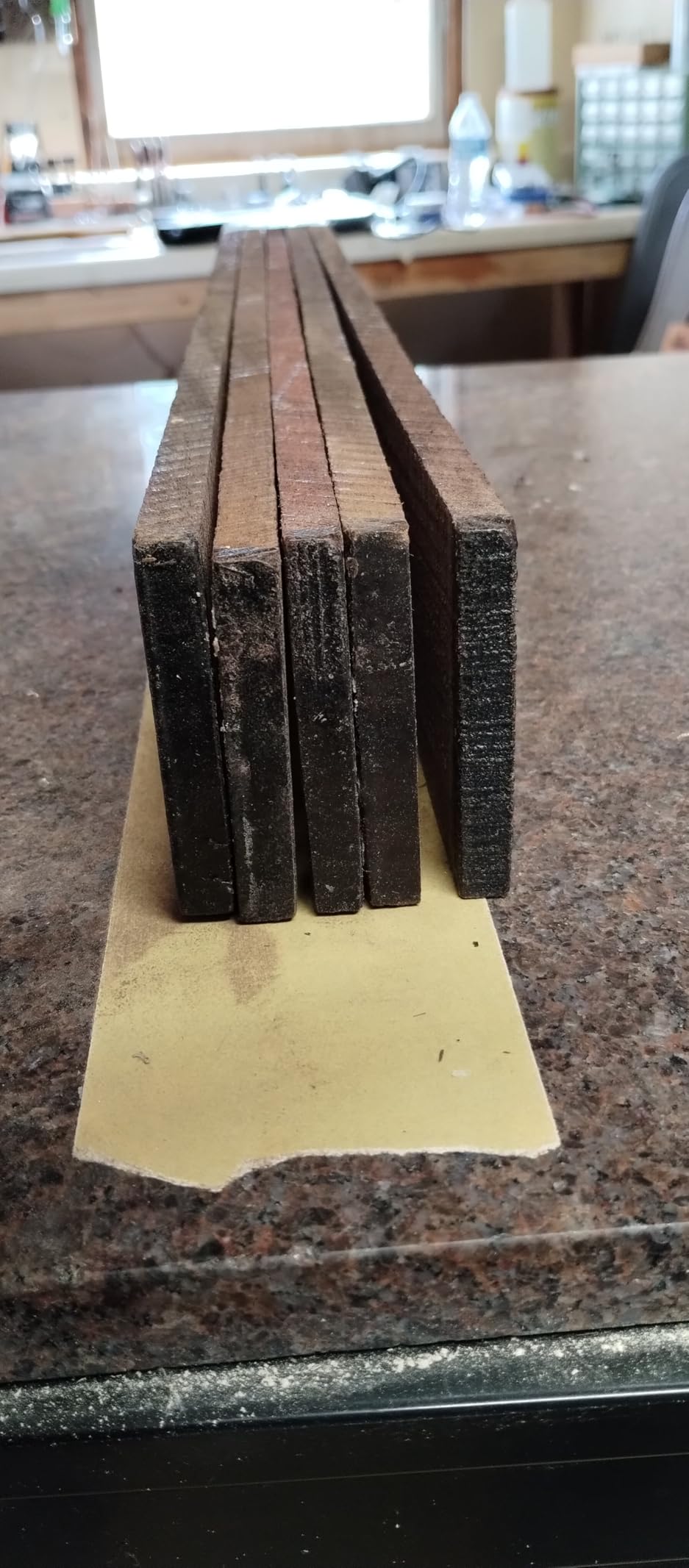 Pack of 5 Guitar Fingerboard Blank East Indian Rosewood 21