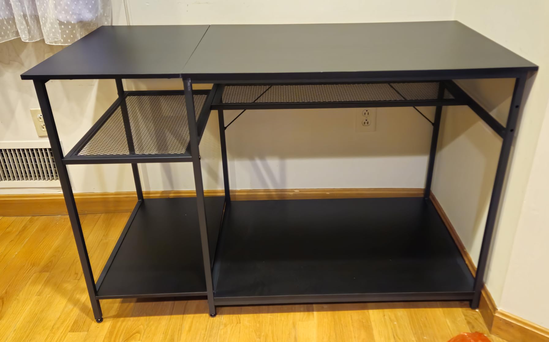 120 Gallon Fish Tank Stand with Power Outlets, Heavy Duty Large Aquarium Stand with Light, Double Reptile Tank Turtle Terrariums Table for Fish Tank Accessories Storage, 1100LBS Capacity customer photo 2