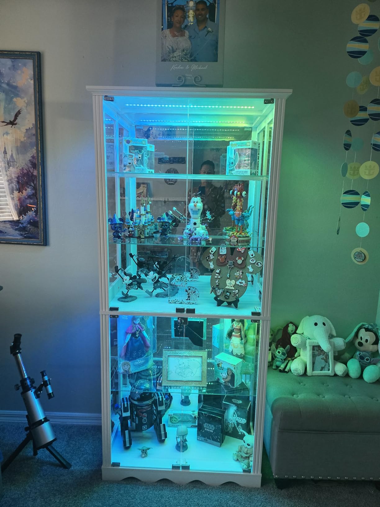 Display Cabinet with Glass Doors, 71