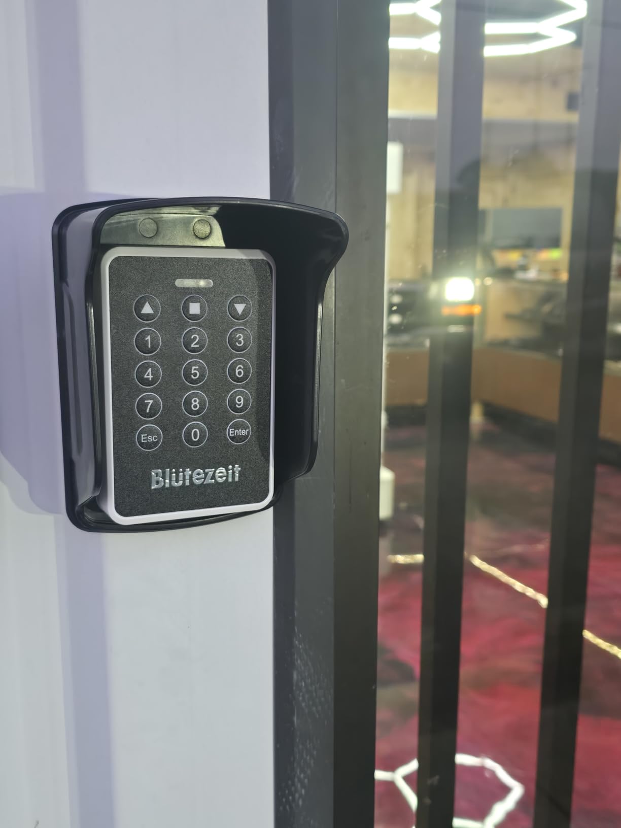 Blutezeit Wireless Keypad with IP54 Waterproof Cover for 433MHz Gate Openers, Secure PIN Code Access System customer photo 2