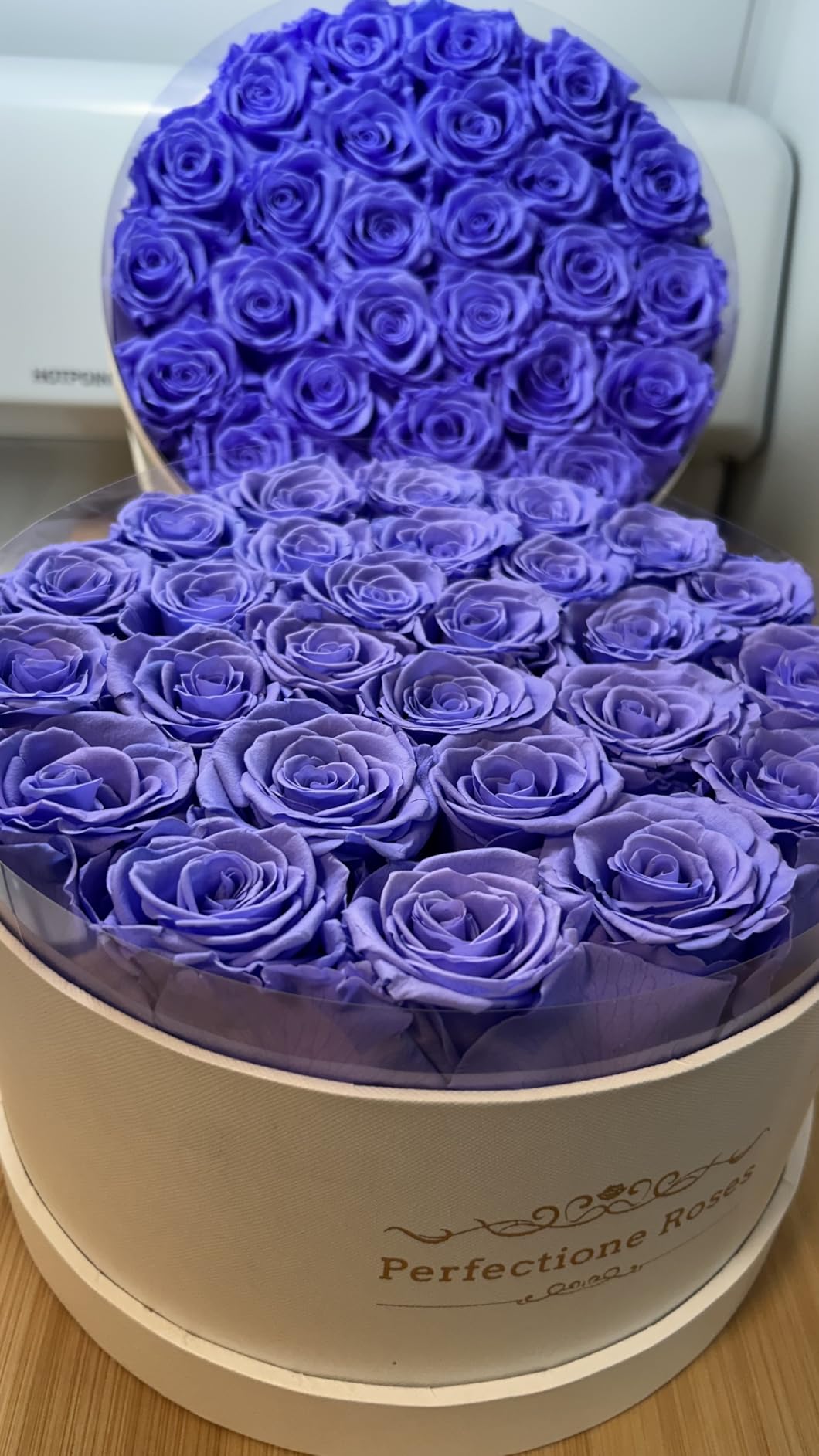 100 Piece Roses in a Velvet Box, Flowers for Delivery, Preserved Flowers Birthday Gifts for Women Mom and Wife (Pink) customer photo 2