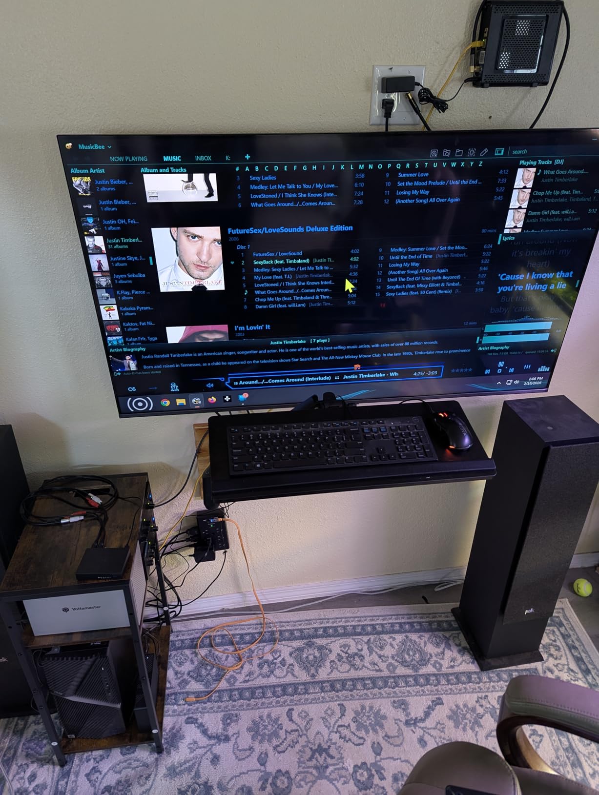 VIVO Sit-Stand 24 Inch Pneumatic Spring Keyboard and Mouse Tray Clamp-on Desk Mount, Counterbalance Height Adjustable Typing Platform, Ergonomic Tilt, Black, MOUNT-KB35CP customer photo 1
