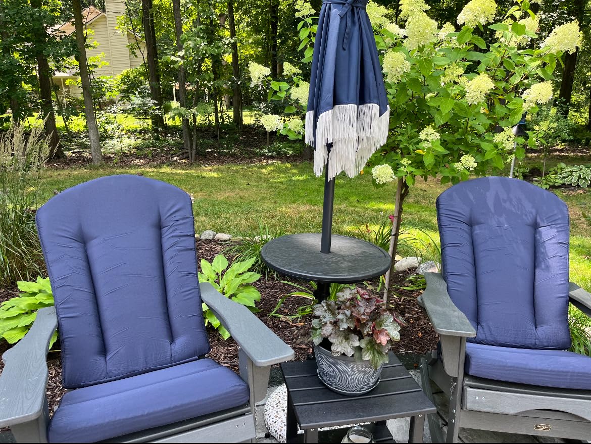 Crestlive Products Sunbrella 50x20 Inch Adirondack Chair Cushions Set of 2, Outdoor Rocking Chair Cushions Water Resistant, Malachite customer photo 1