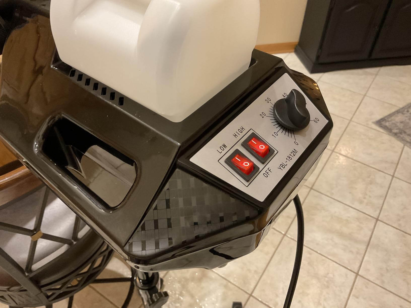 Professional Standing Hooded Hair Steamer for deep Scalp Conditioning,Adjustable time and Temperature Settings with Dry-Run Protection,Salon Station spa Equipment,Suitable for Home and Barbershop use customer photo 2