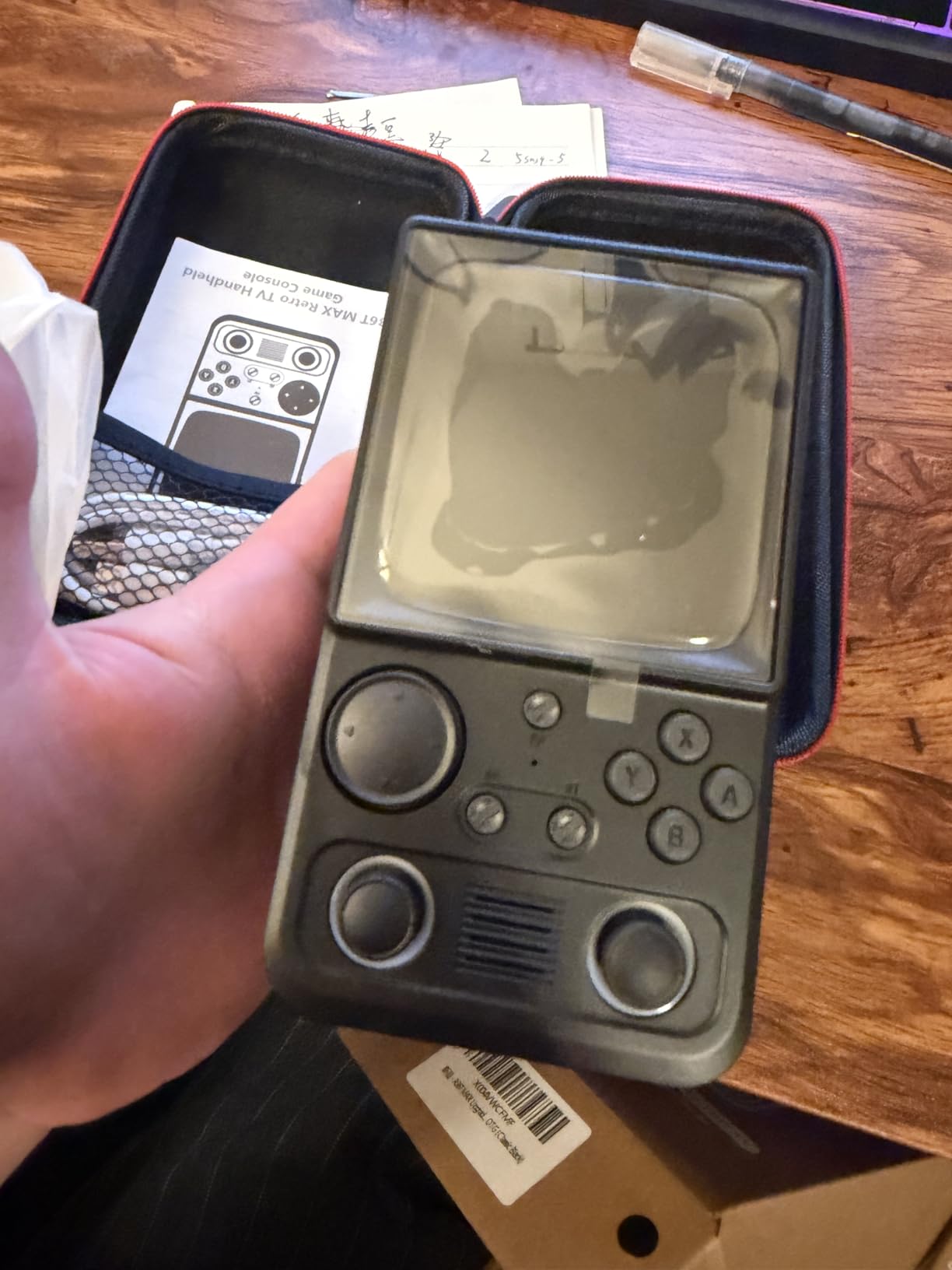 R36TMAX Upgraded Retro Handheld Game Console with 4000mAh Battery, 4.0'' IPS Screen, Retro Gaming Console with Portable Case, Supports WiFi Networked Fighting and OTG (Classic Black) customer photo 1