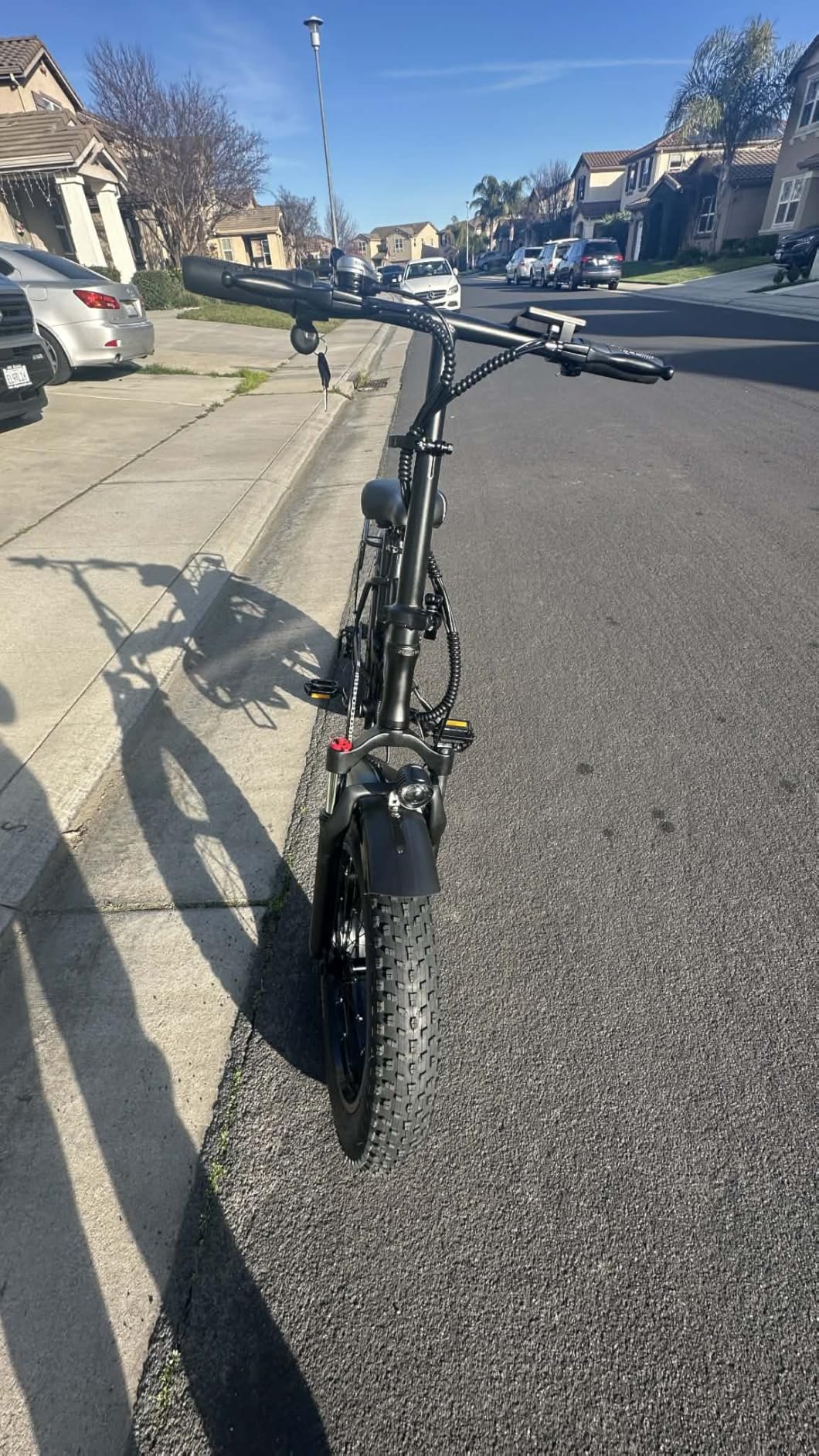 48/52V 15.6/25/40AH Fat Tire Electric Bike for Adults, UL2849 Certified 90% Pre-Assembled Folding E-Bike with Removable Battery & Cargo Rack customer photo 2