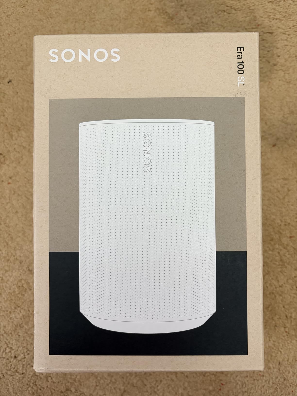 Sonos Era 100 SL - Compact, Microphone-Free Speaker with WiFi, Bluetooth - White customer photo 1
