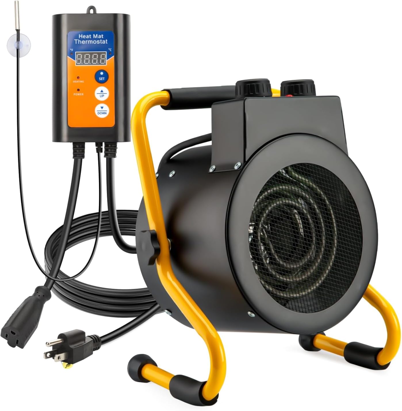 Noarixa Greenhouse Heater 1500W Yellow customer photo 1