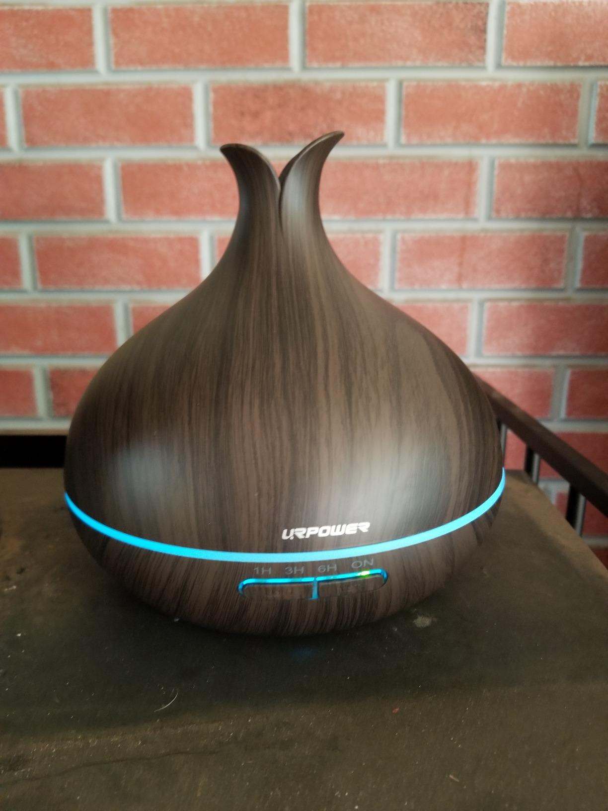 URPOWER 300ml Waterless Nebulizing Scent Diffuser Up to 3000 Sq Ft, Smart APP Control HVAC/Wall Cold-Air Aromatherapy Machine with Lockable Oil Bottle for Home/Office/Hotel Starter Oil Included customer photo 2