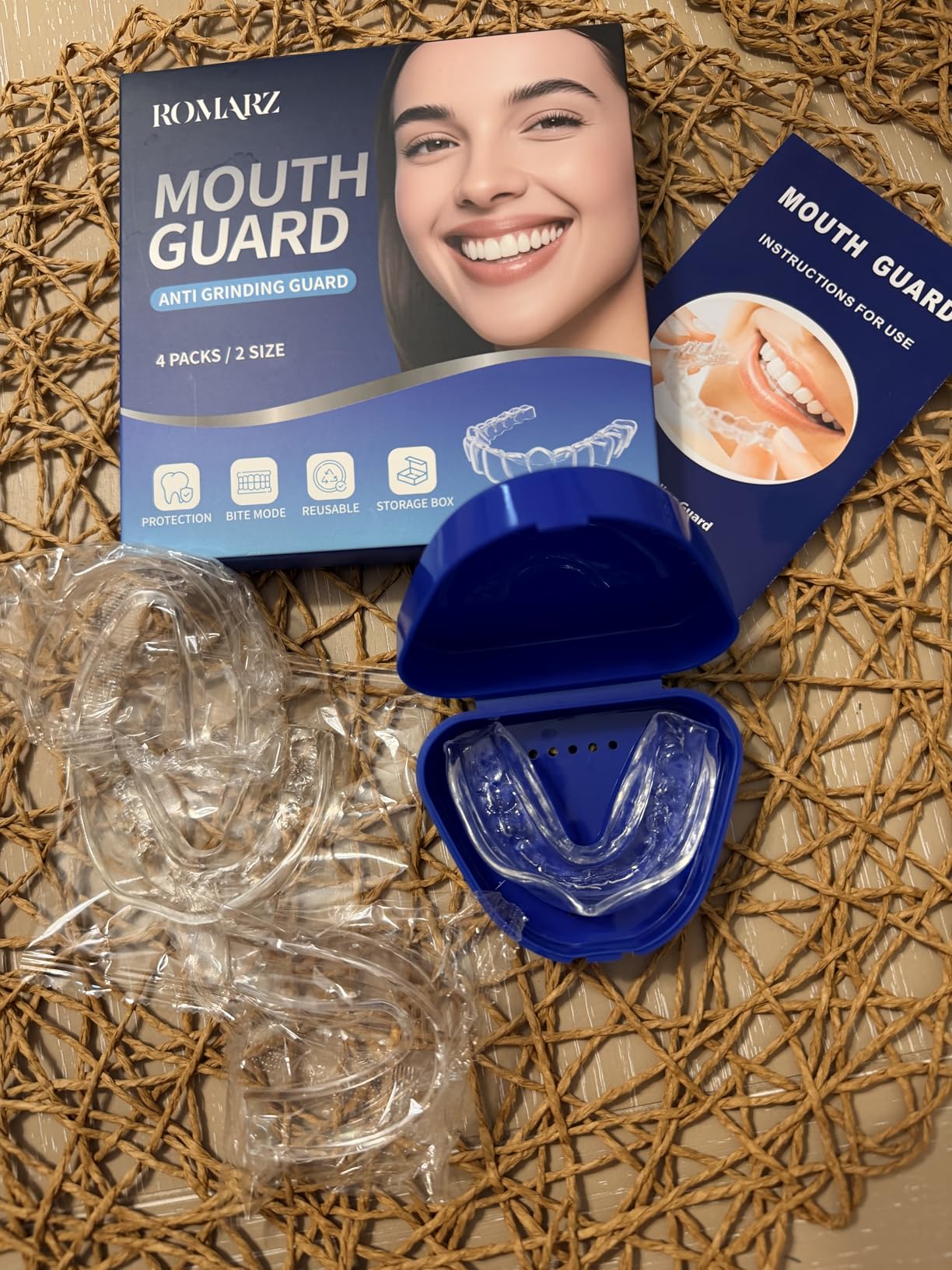 Anti Grinding Guard for Clenching Teeth at Night, Mouth Guard for Grinding Teeth at Night, Teeth Grinding Mouthguards for Sleeping, Comfortable Grinding Guard for Adults customer photo 1