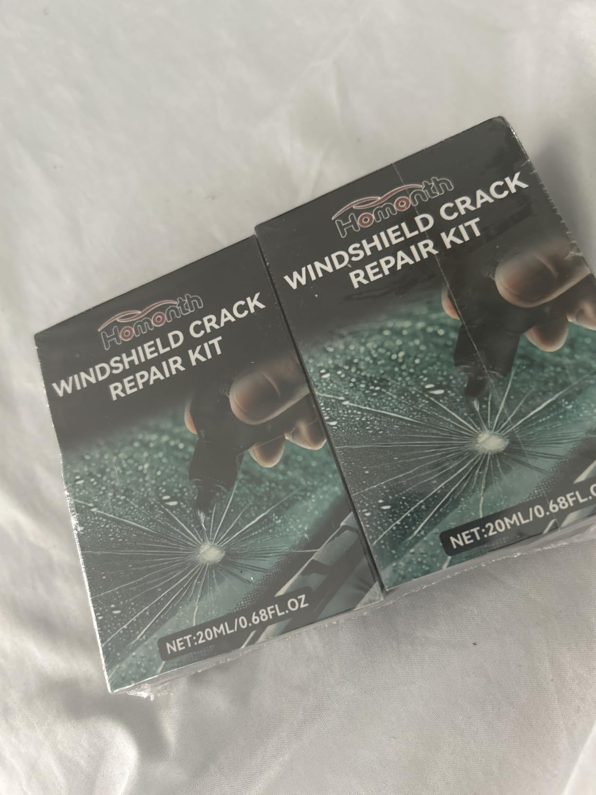 2PCS Windshield Chip Repair Kit, Car Windshield Crack Repair Kit, Glass Repair Liquid for Cracks, Rock Chip Repair Kit for Fix Windows, Mirrors, Glasses, All Crack Types customer photo 2
