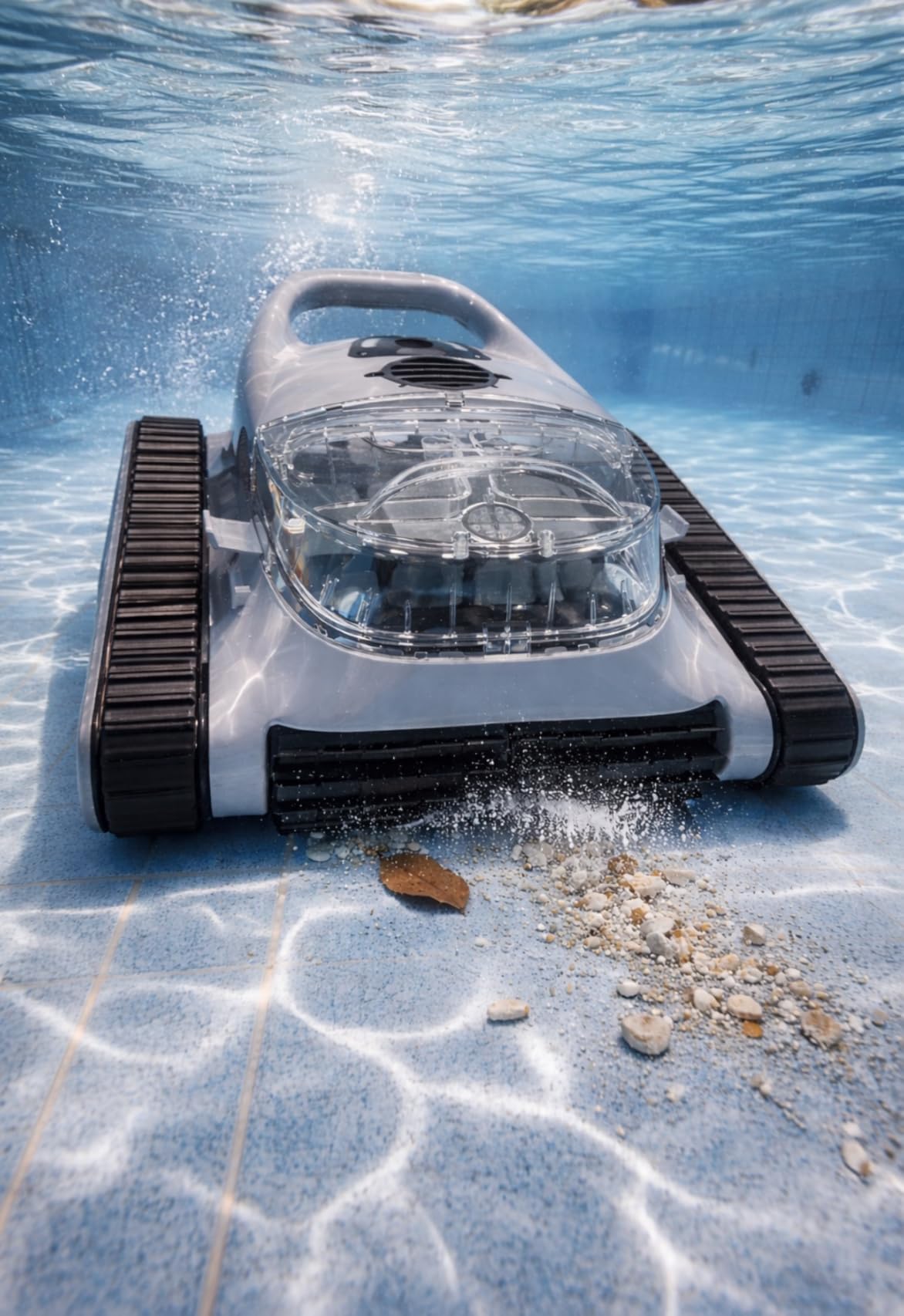 Pool Vacuum for Inground Pools & Above Ground Pool, Cordless Robotic Pool Cleaner with 180W Brushless Motor, 3-Hour Runtime, Wall-Climbing Pool Robot Scrubber for Pools up to 2150 Sq.Ft. customer photo 1