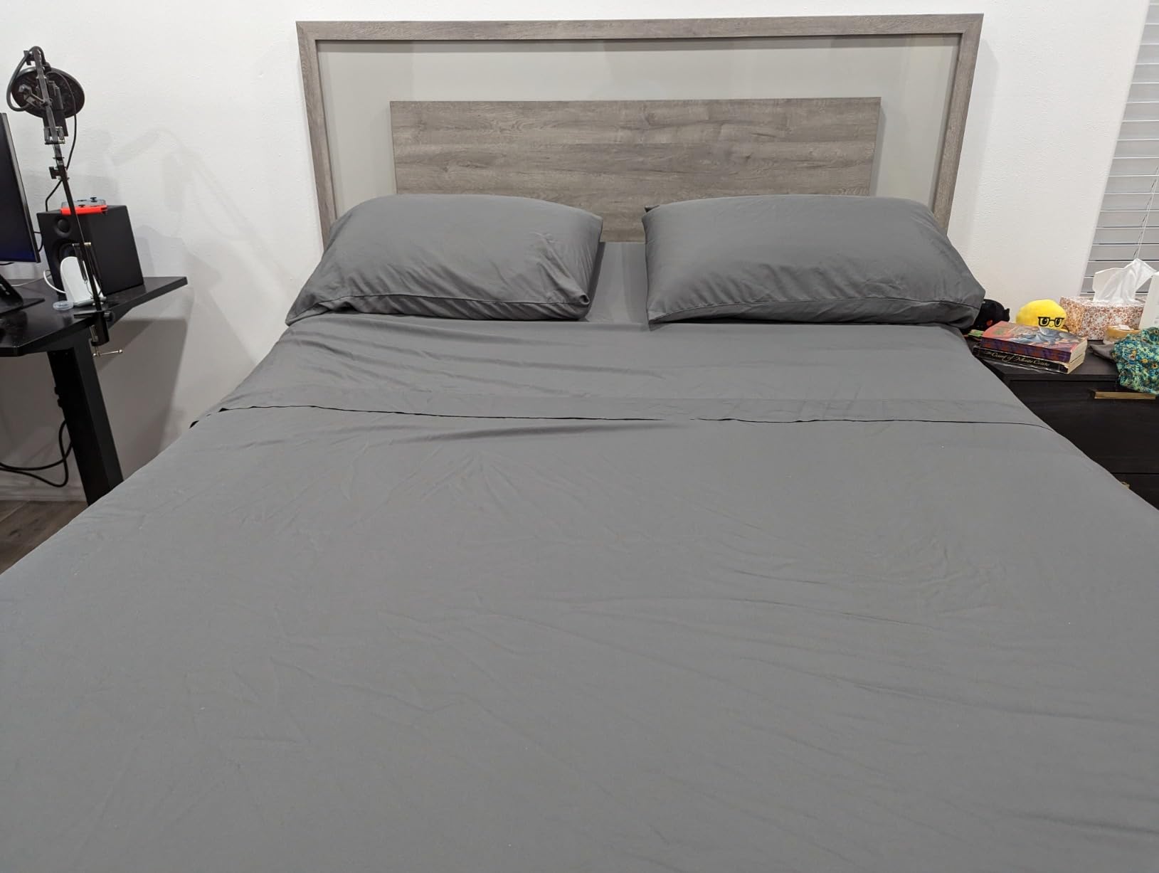 100% Egyptian Cotton Sheets King Size, 1000 Thread Count Luxury Heavy Bed Sheets Set, All Season, Very Smooth Soft with 17