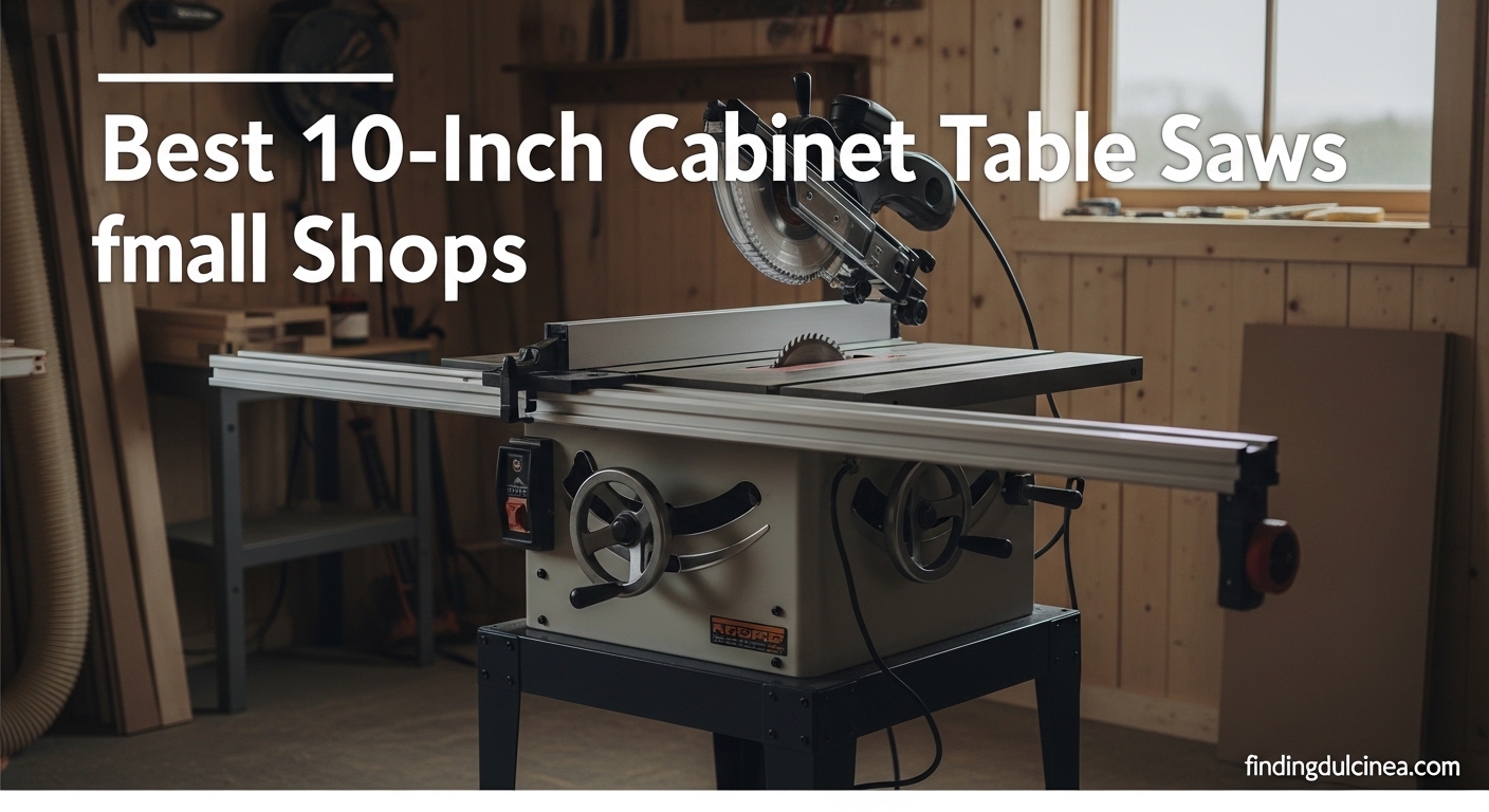 Best 10-Inch Cabinet Table Saws for Small Shops